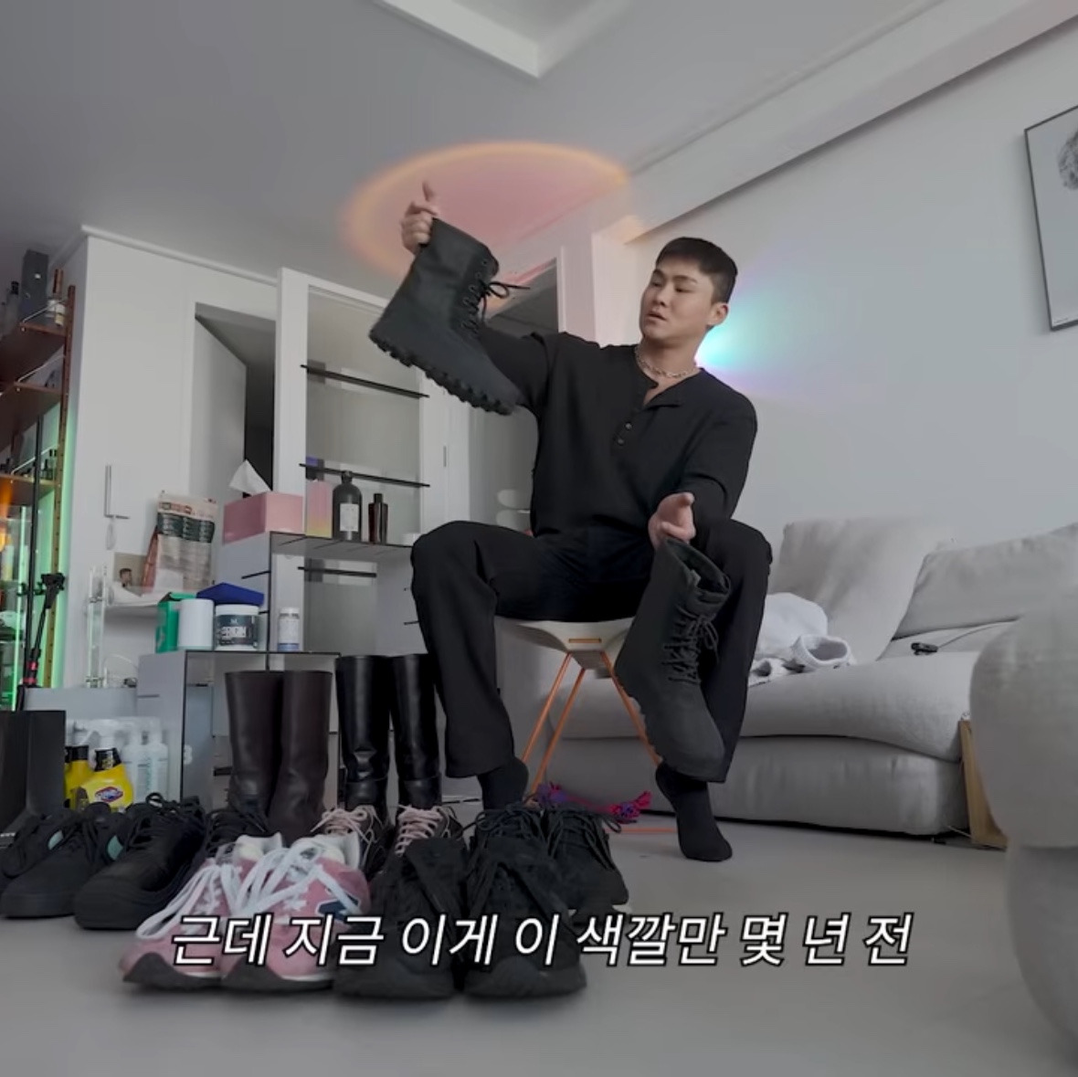 Adidas Yeezy 950 Pirate Black 착용 스타일 - 3