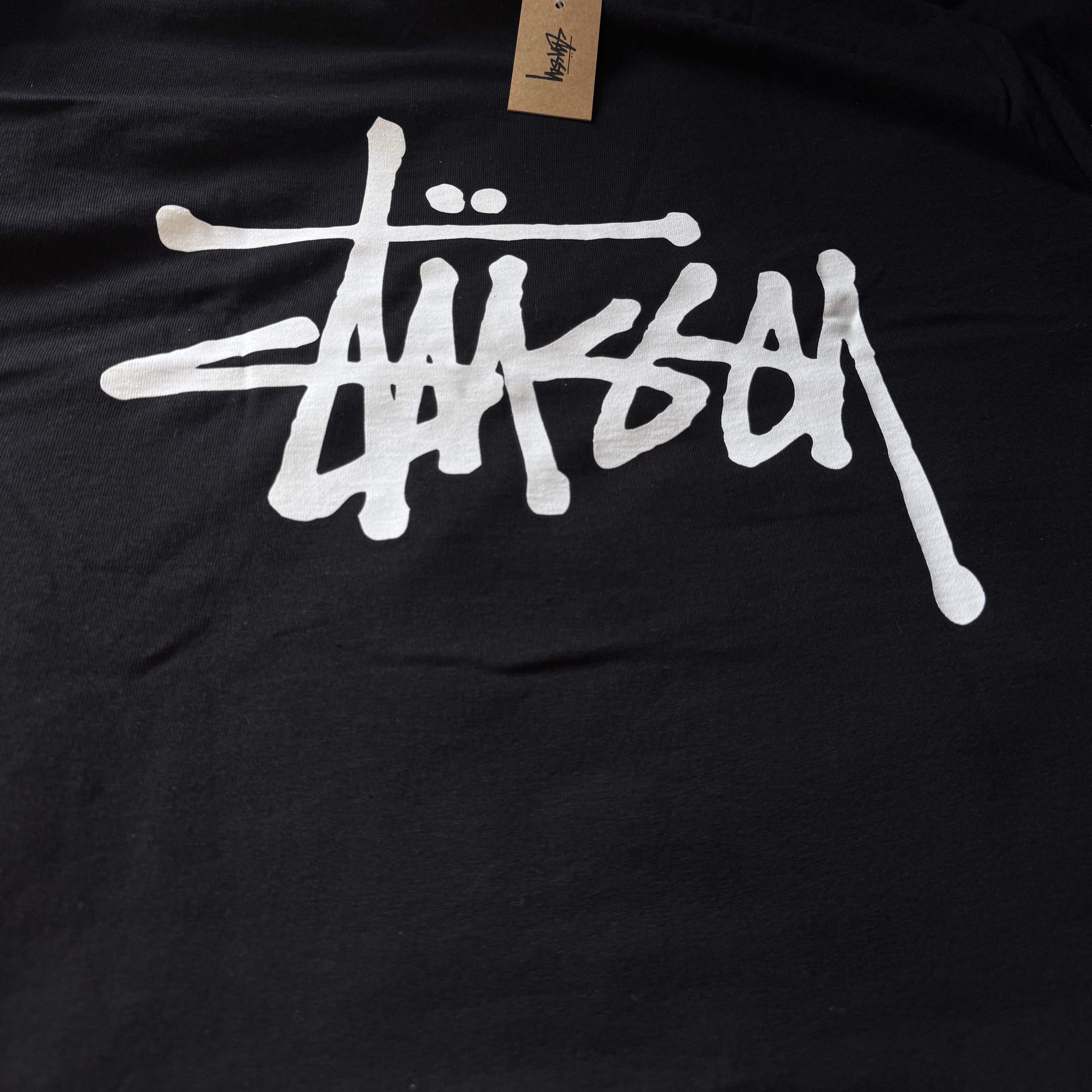 Stussy Basic Stussy LS T-Shirt Black 착용 스타일 - 2