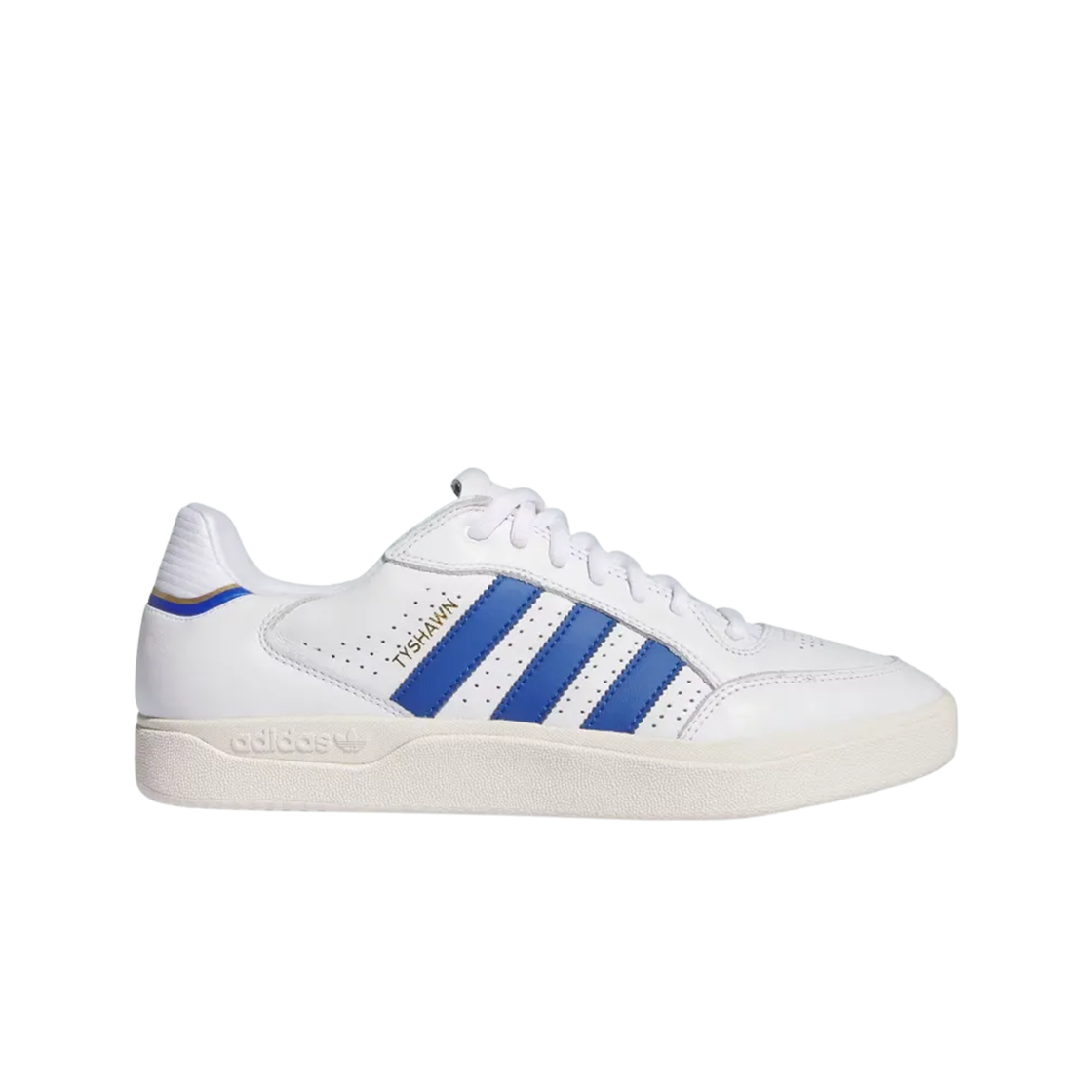 IE3128 Adidas Tyshawn Low Cloud White Royal Blue