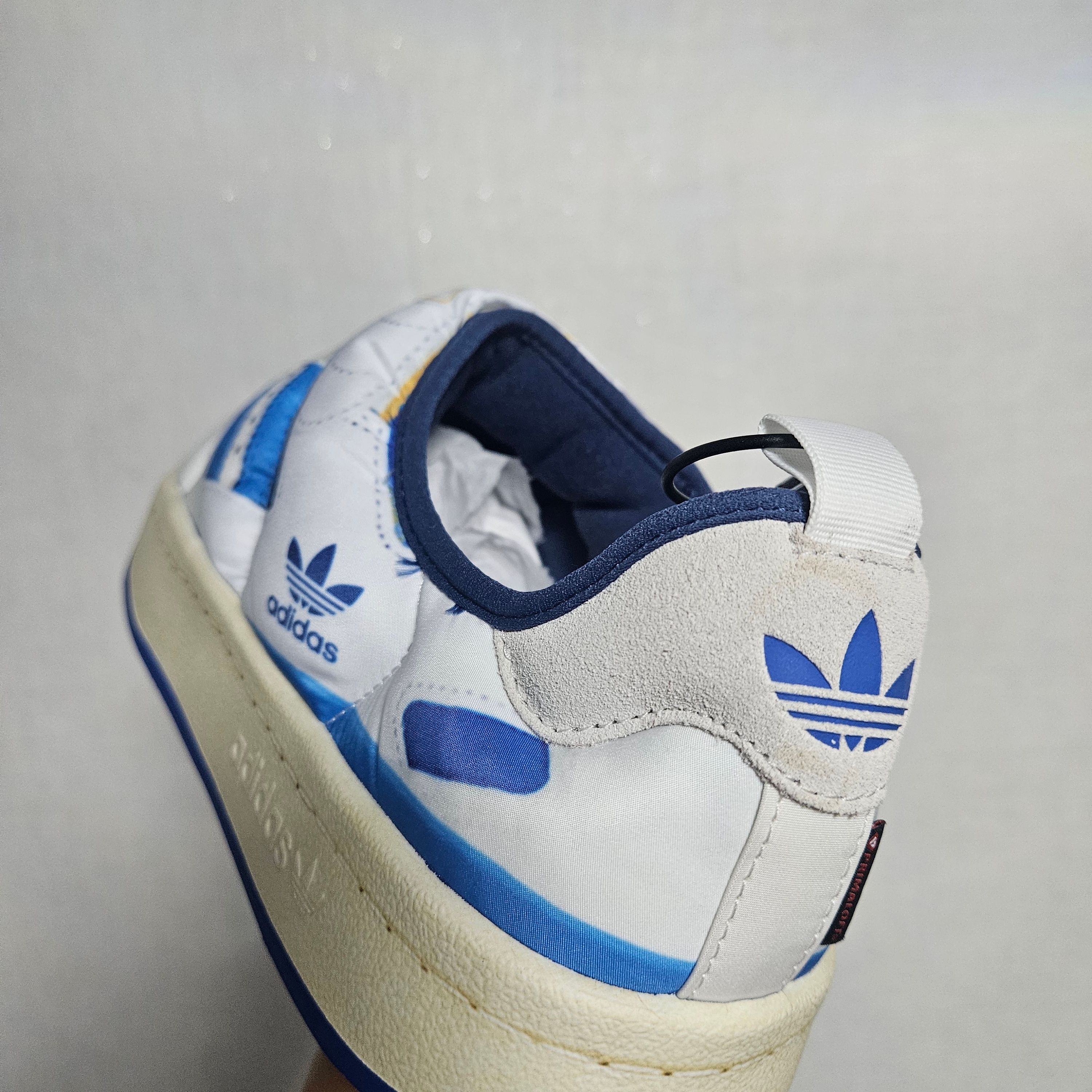 Adidas Puffylette Forum 84 Cloud White 착용 스타일 - 4