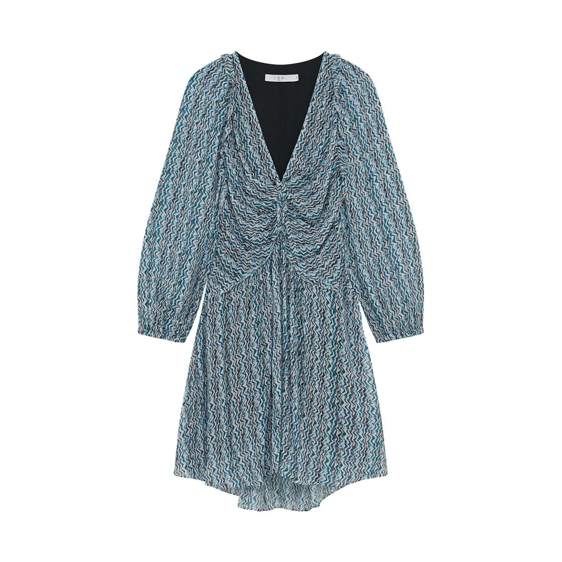 (W) 이로 루라인 숏 드레스 블루((W) Iro Ruline Short Dress Blue)