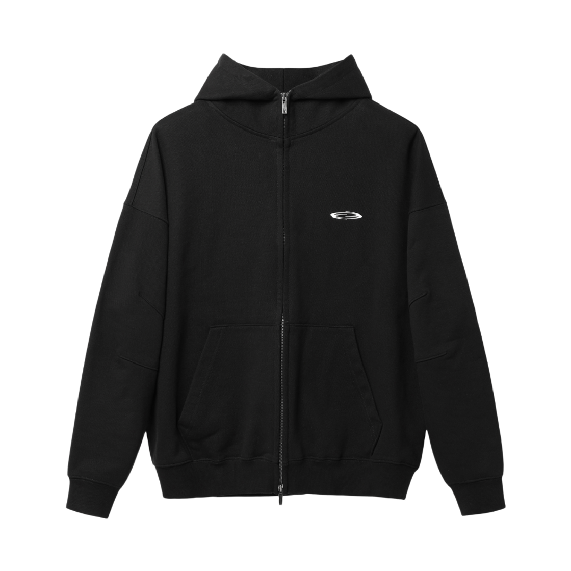 FWSWCUJ103M Opening Project Heavy Weight Logo Hood Zip-up Navy
