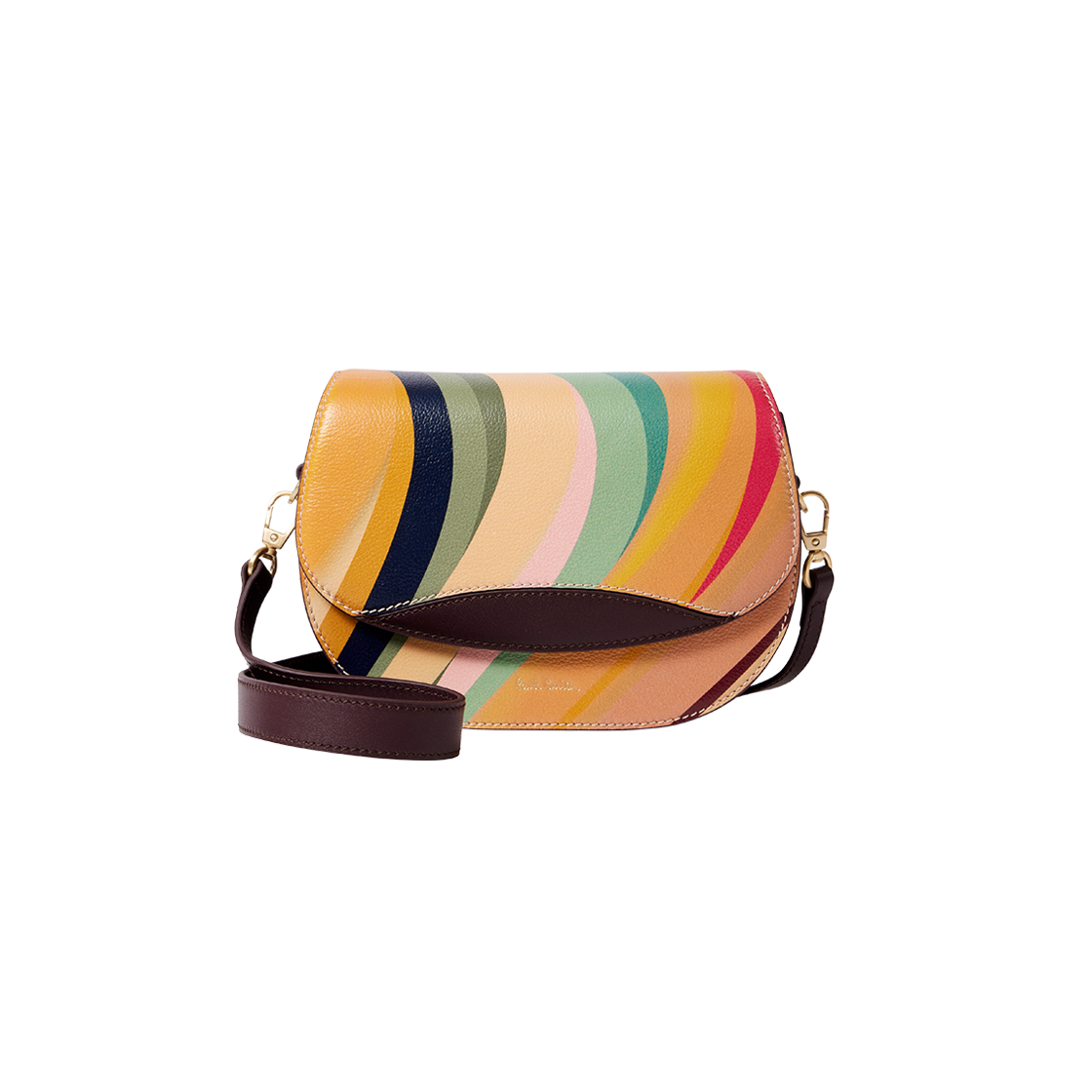 폴 스미스 레더 새들백 더스키 스윌(Paul Smith Leather Saddle Bag Dusky Swirl)