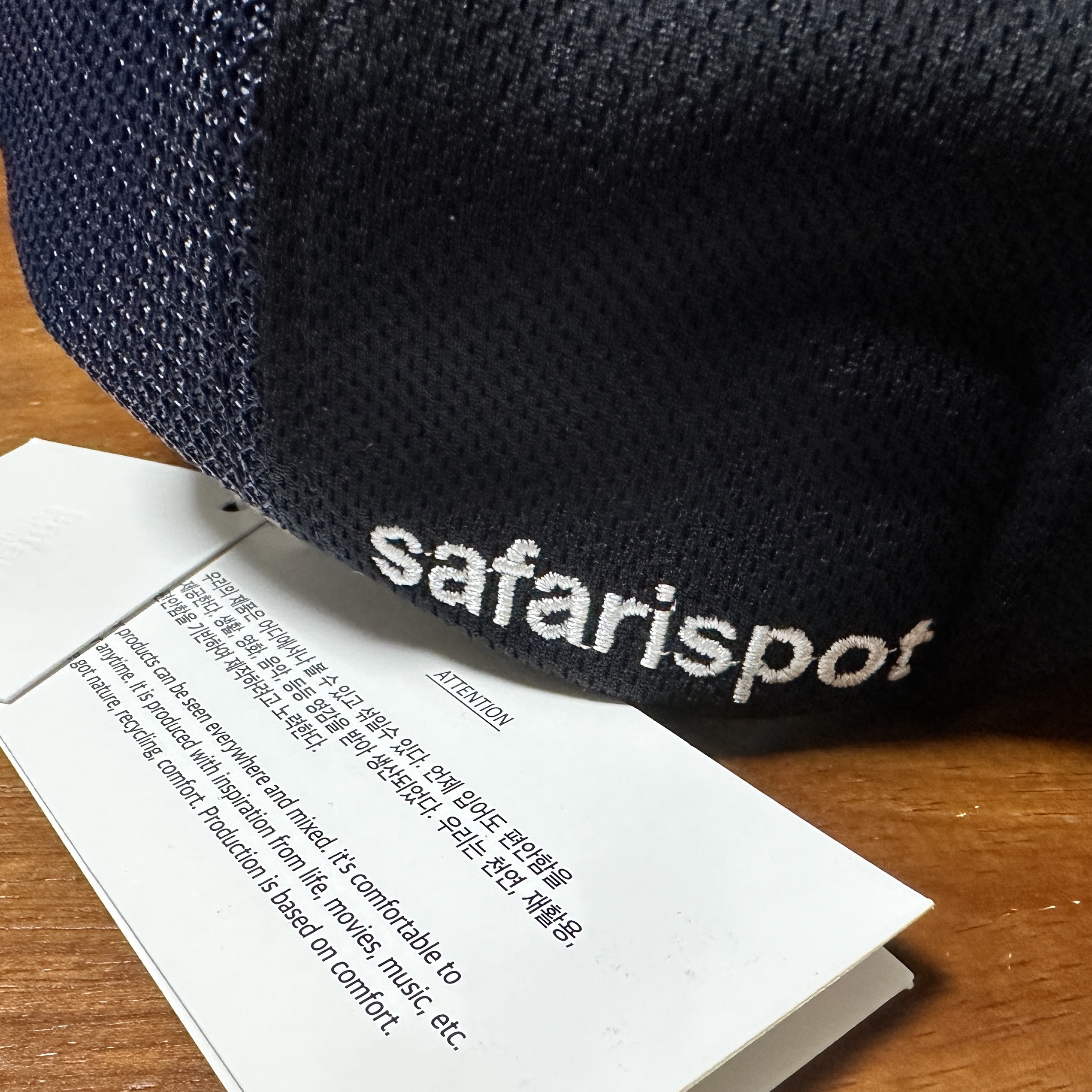 Safarispot X BEARS Miracle Again Baseball Cap - White / Navy 착용 스타일 - 2