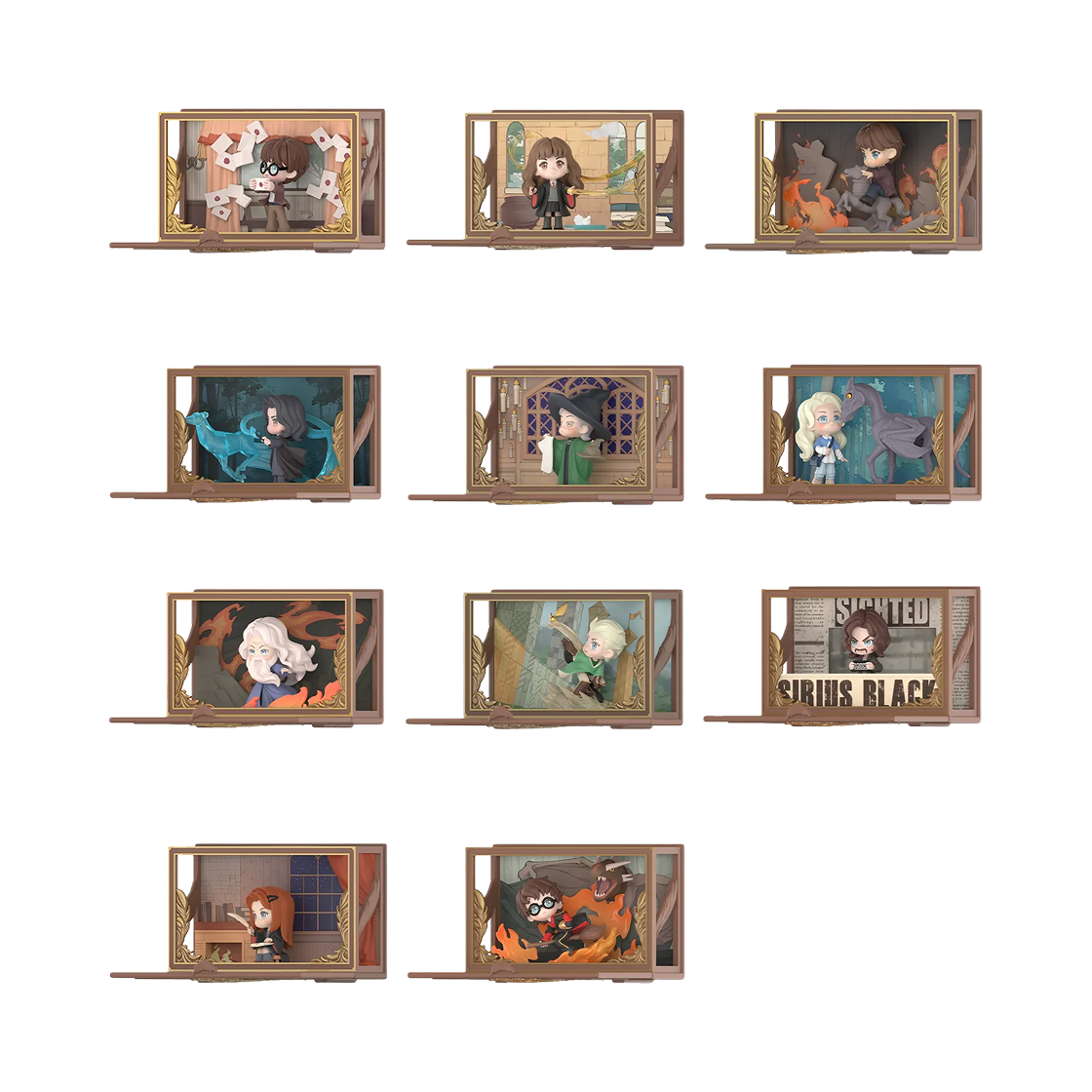 팝마트 해리포터 호그와트 바이오그래피 시리즈 씬 세트 미개봉 랜덤박스 (1개입)(Pop Mart Harry Potter Hogwarts Biographical Series Scene Sets Sealed Case (1 Blind Box)) - 2