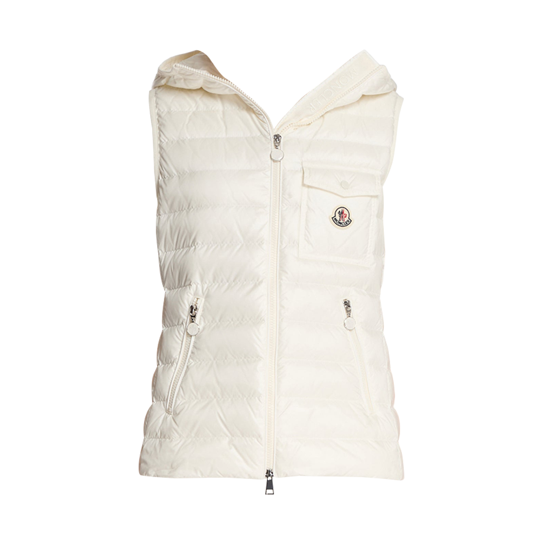 (W) 몽클레르 글리고스 다운 질레 화이트 - 25SS((W) Moncler Glygos Down Gilet White - 25SS)