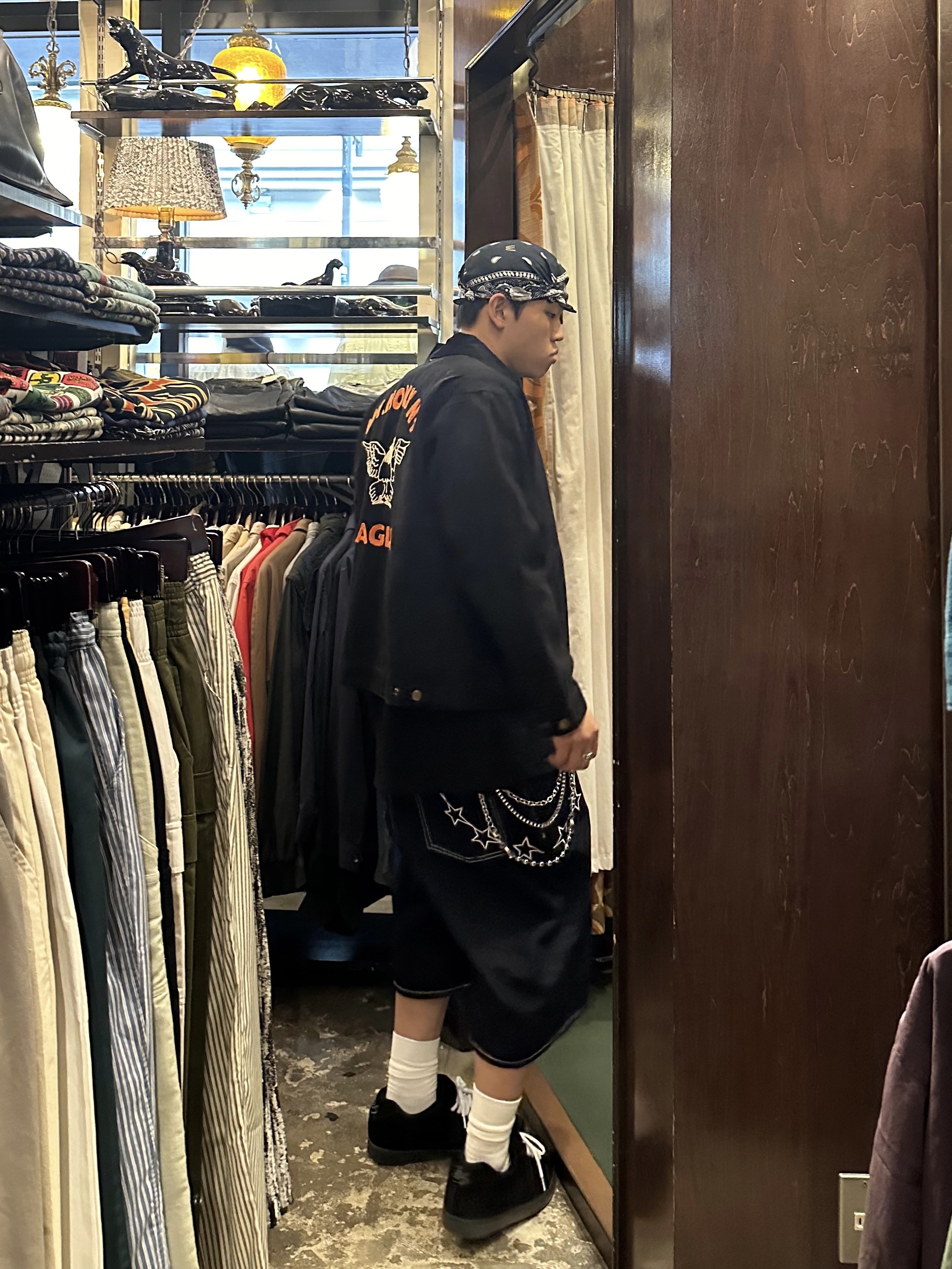 eS Accel OG Black, Montbell Camouflage Watch Cap Green - 25SS 착용 스타일 - 2
