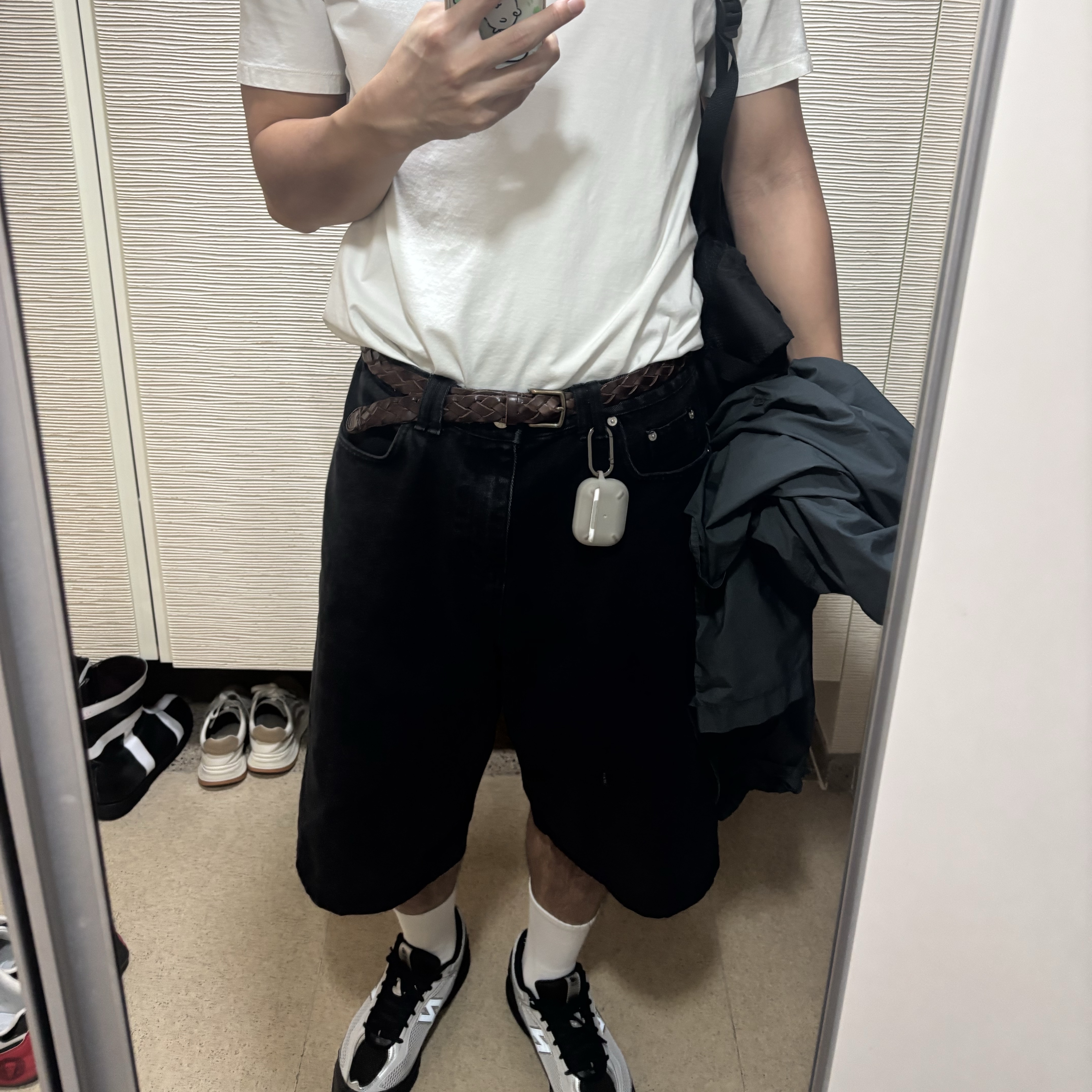 Palace P 6-Panel Navy - 24FW, Nike ACG Karst Backpack Black Peat Moss 착용 스타일 - 3