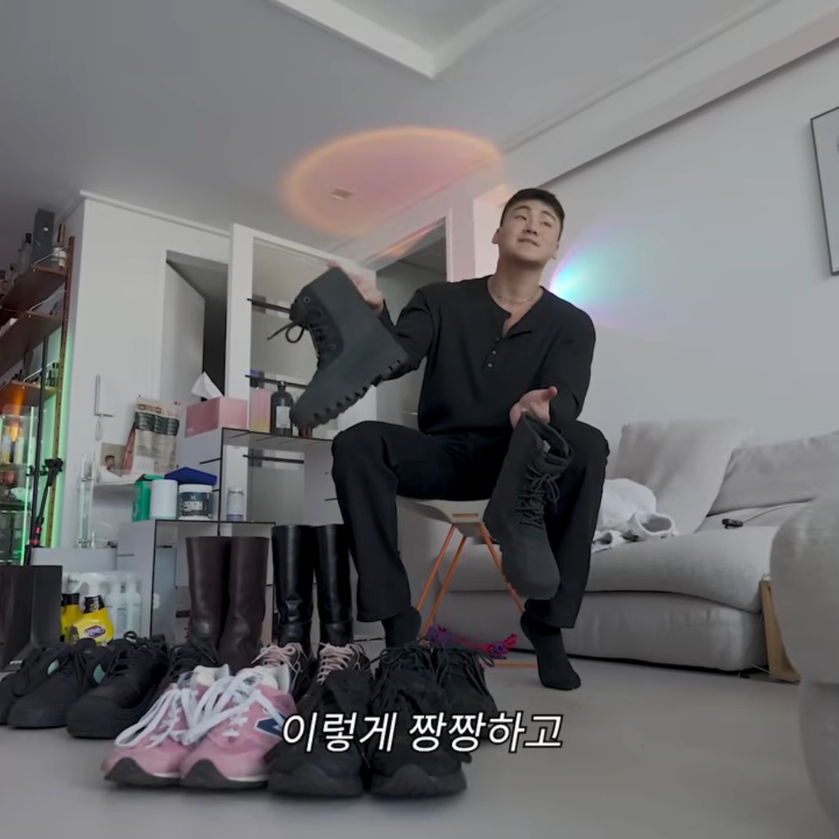 Adidas Yeezy 950 Pirate Black 착용 스타일 - 4
