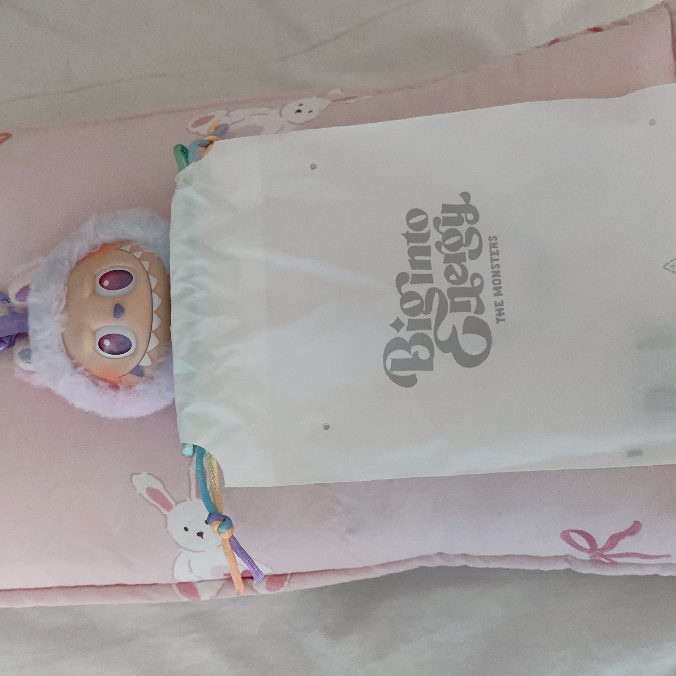 Pop Mart Labubu The Monsters Highlight Series Luck Keyring (Opened Case) 착용 스타일