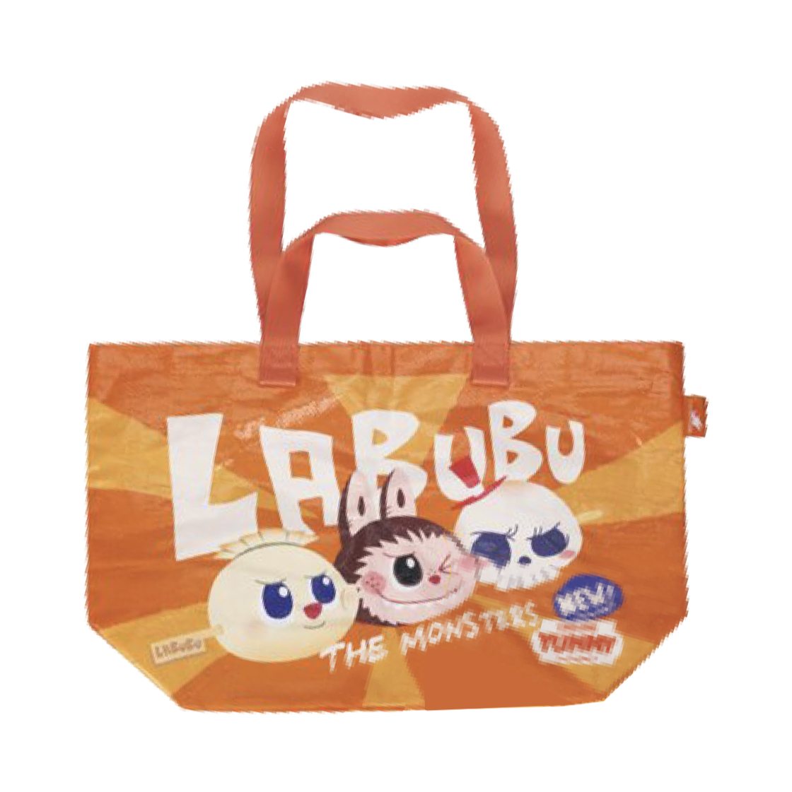 팝마트 라부부 쇼핑백 - 성수 라부부의 수상한 편의점 팝업 스토어 한정(Pop Mart Labubu Shopping Bag - Seongsu Labubu Wacky Mart Pop-Up Store Exclusive)