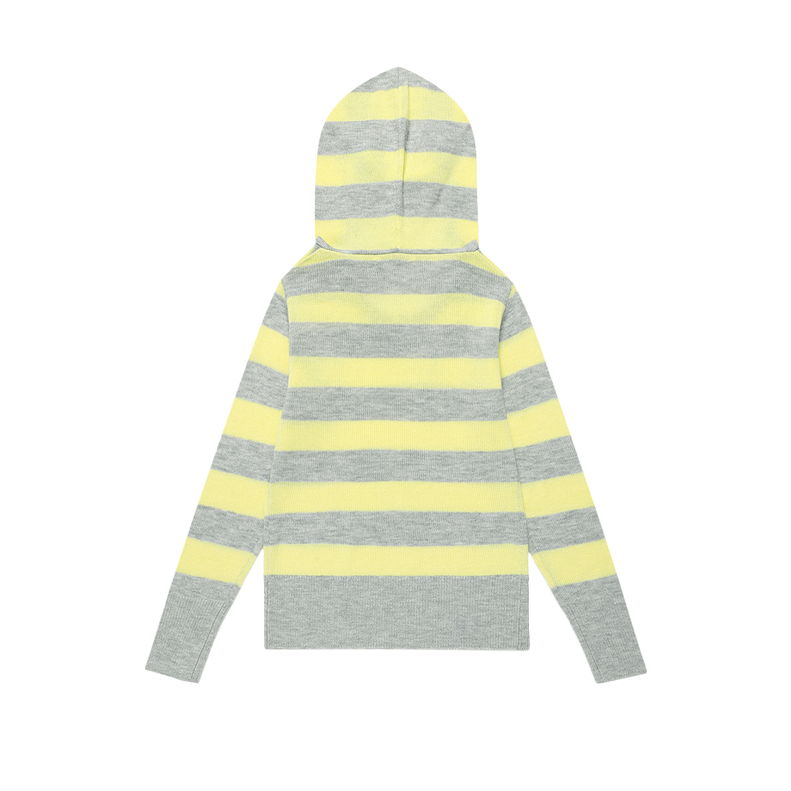 카비시 W U넥 스트라이프 스타 니트 후디 옐로우(CAVISH W U Neck Striped Star Knit Hoodie Yellow) - 2
