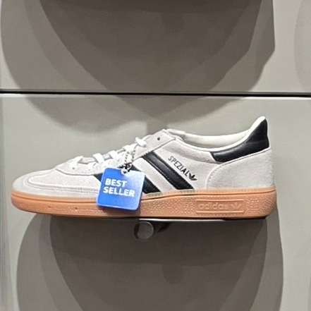 (W) Adidas Spezial Handball Aluminium Core Black 착용 스타일