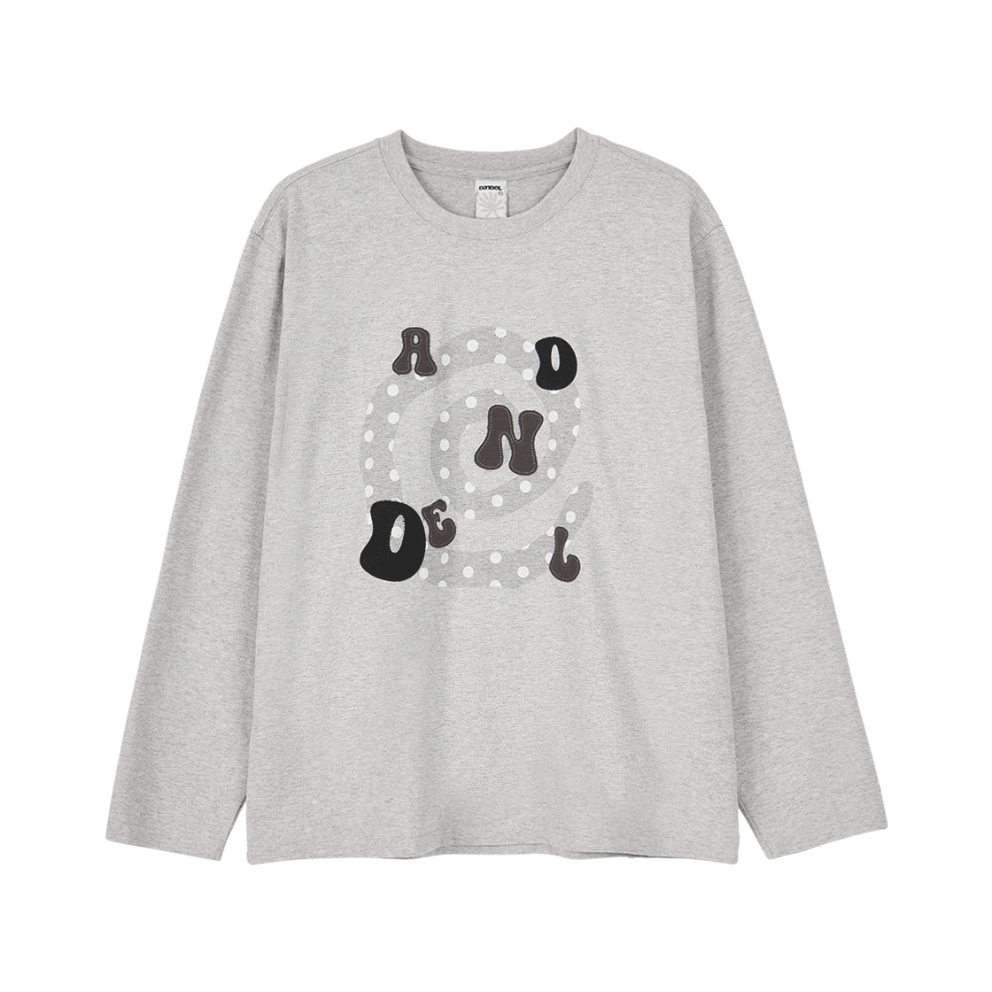 DD25FLTS-006 DANDEL Type Applique Long Sleeve Grey