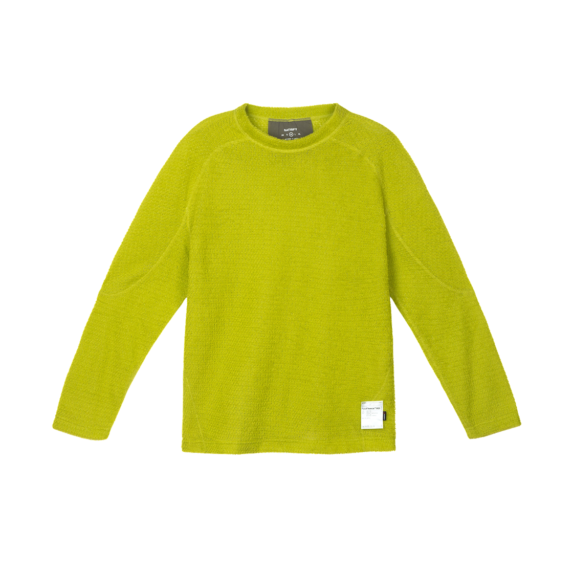 새티스파이 퍼즈플리스 AD 롱 티셔츠 그레노블 그린(Satisfy FuzzFleece AD Long T-Shirt Grenoble Green)