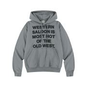 Thevinylhouse Typo Hoodie Grey