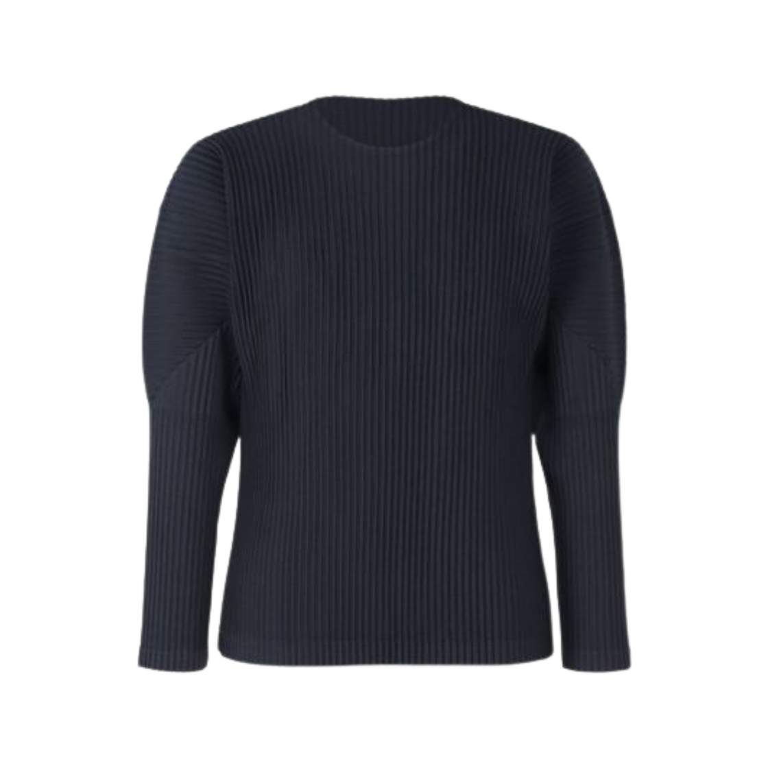 옴므 플리세 이세이 미야케 플리츠 롱슬리브 티셔츠 네이비(Homme Plisse Issey Miyake Pleated Long Sleeve T-Shirt Navy)
