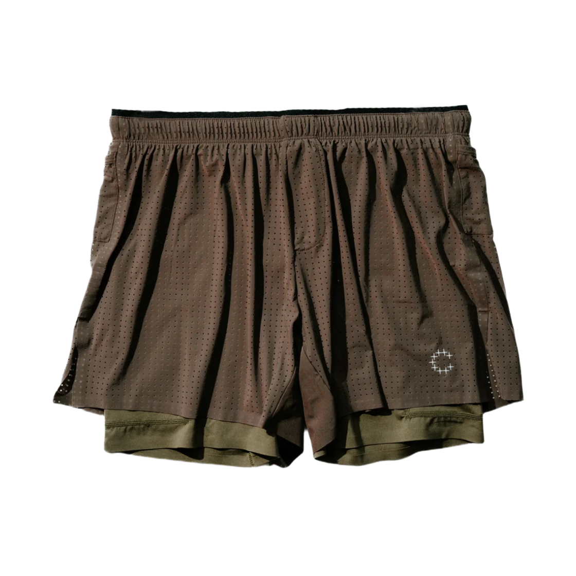 - Currently Running Pro 5 inch Shorts Brown