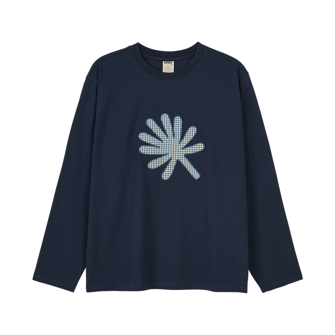 DD25FLTS-002 DANDEL Symbol Applique Long Sleeve Navy