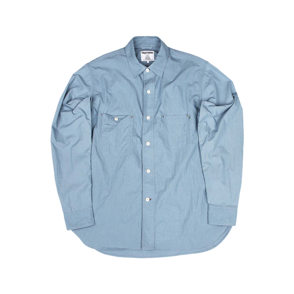 트레통 워크 셔츠 블루