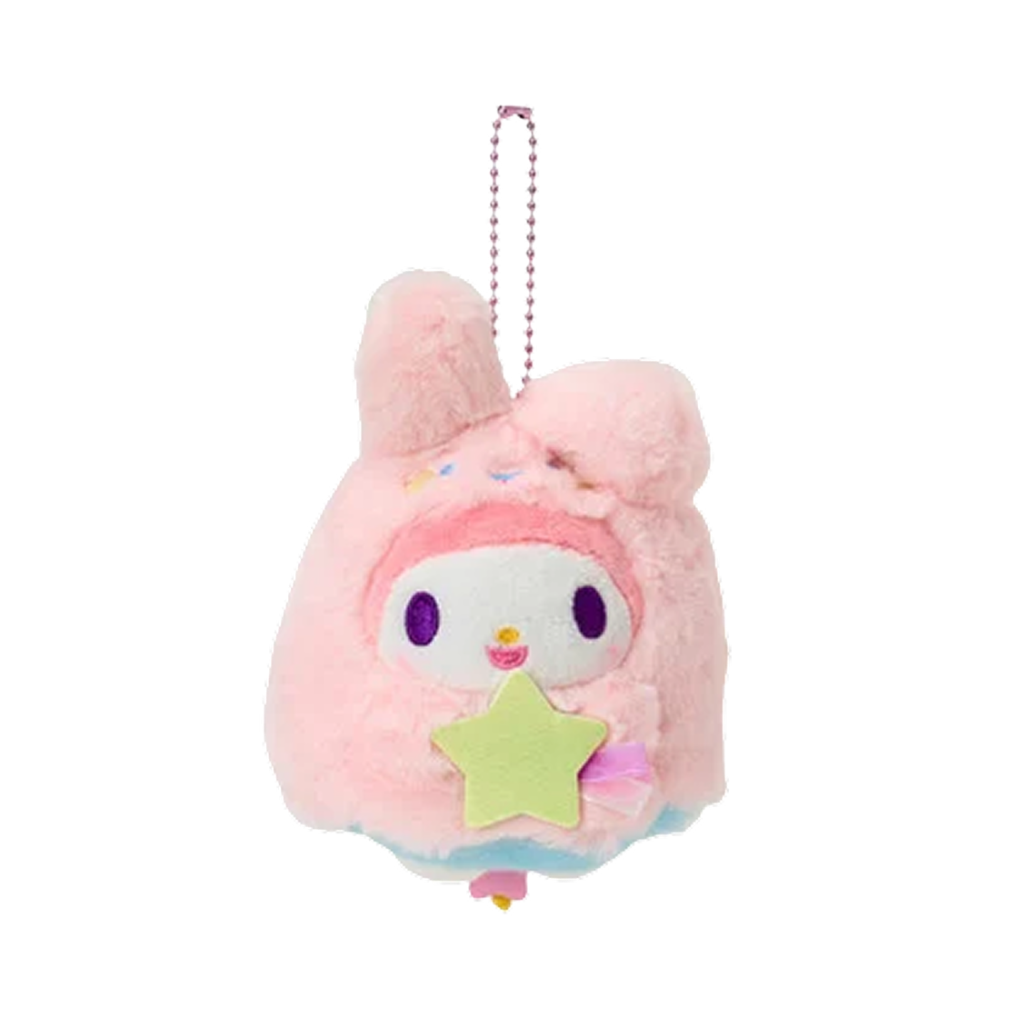 608033 Sanrio My Melody Mascot Holder Starry Ghost