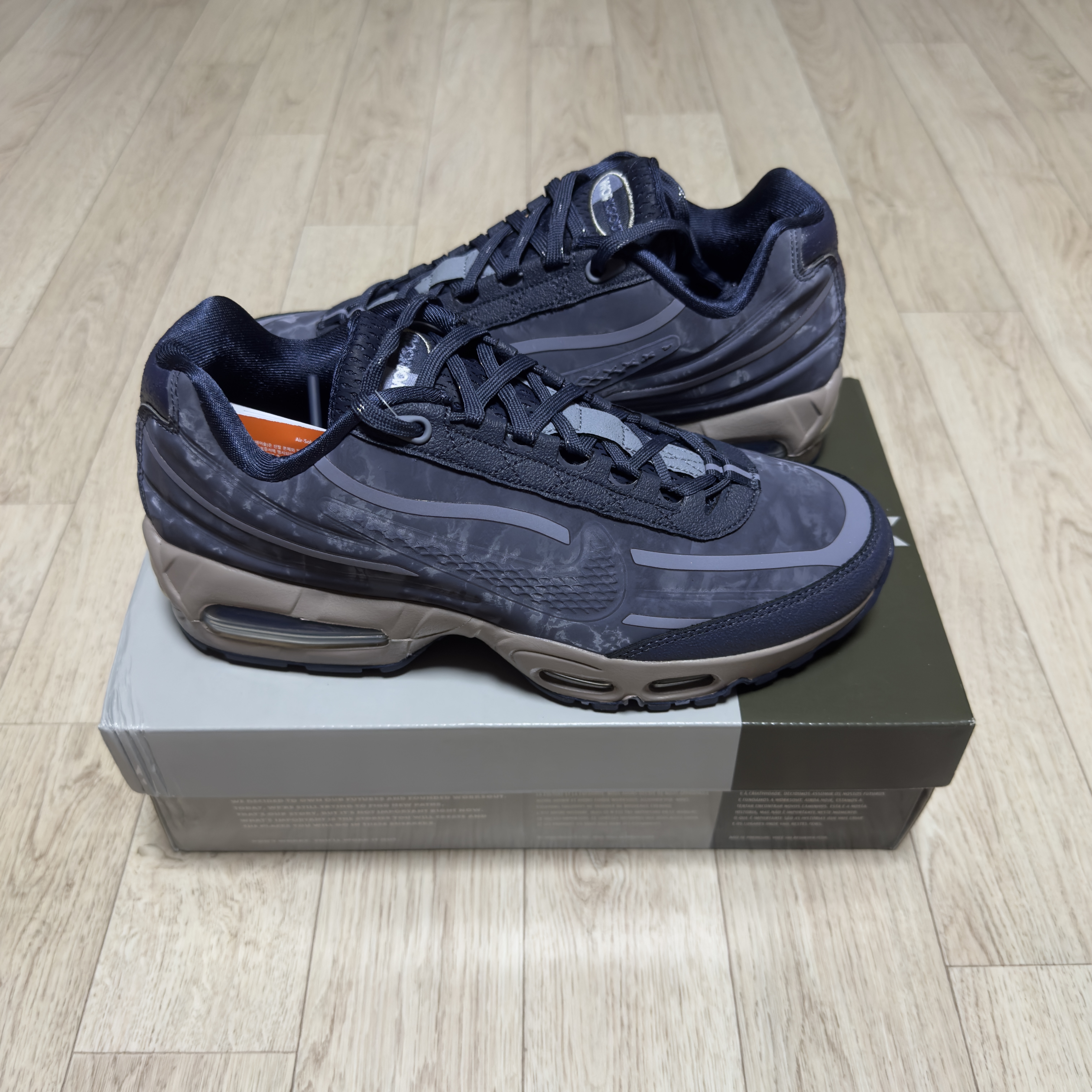 Nike x Worksout Air Max 95 Thunder Blue Summit White 착용 스타일