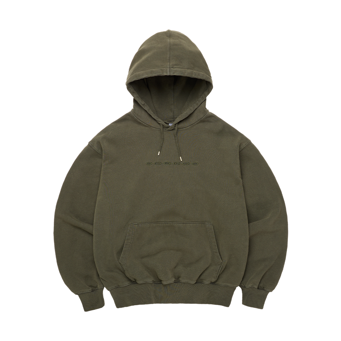 FVED12443 Dimito Division Logo Gd Hoodie Olive Khaki