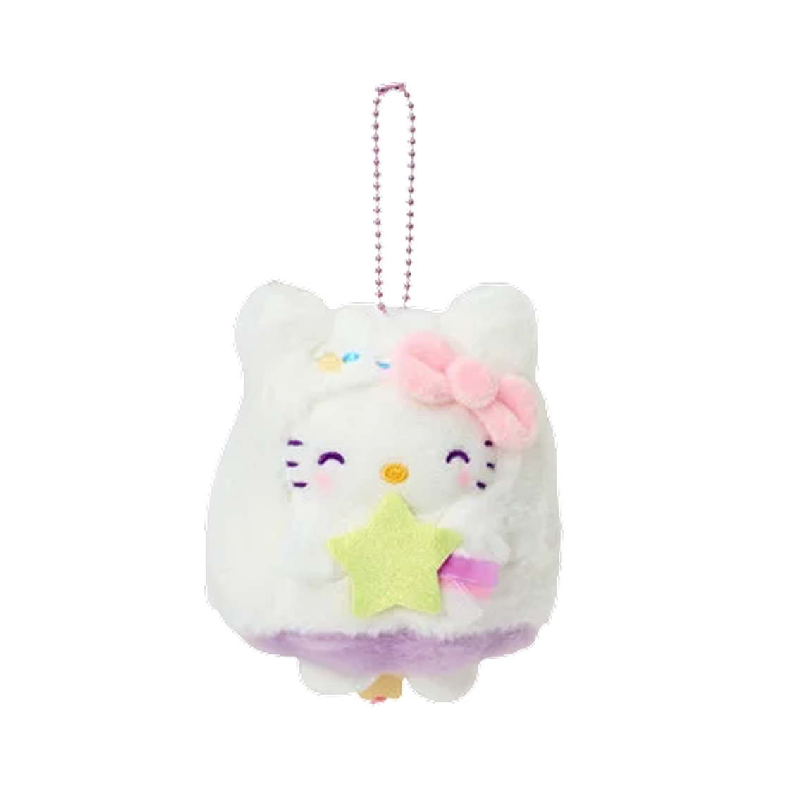 608025 Sanrio Hello Kitty Mascot Holder Starry Ghost