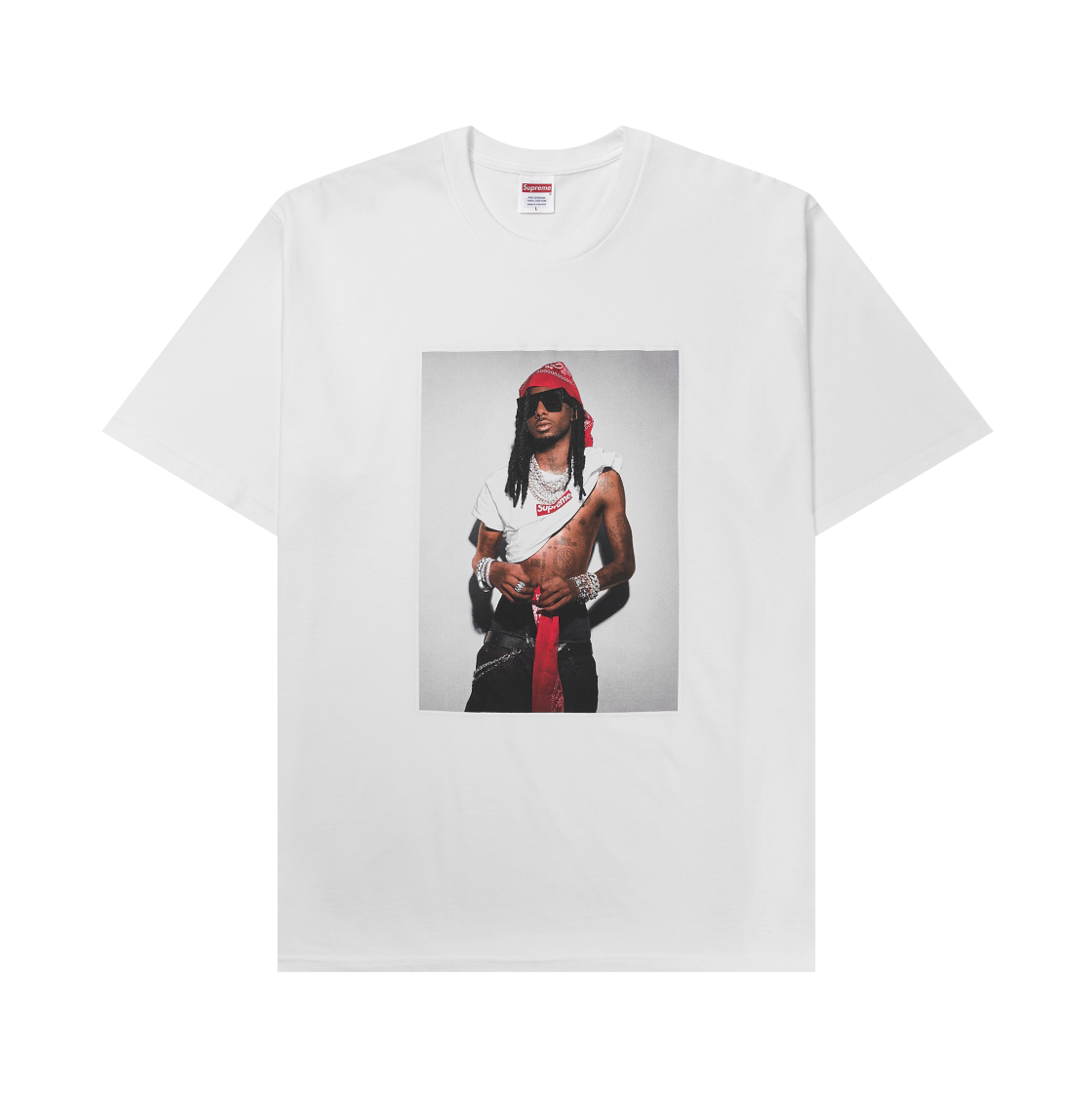 슈프림 플레이보이 카티 티셔츠 화이트 - 25FW(Supreme Playboi Carti T-Shirt White - 25FW)