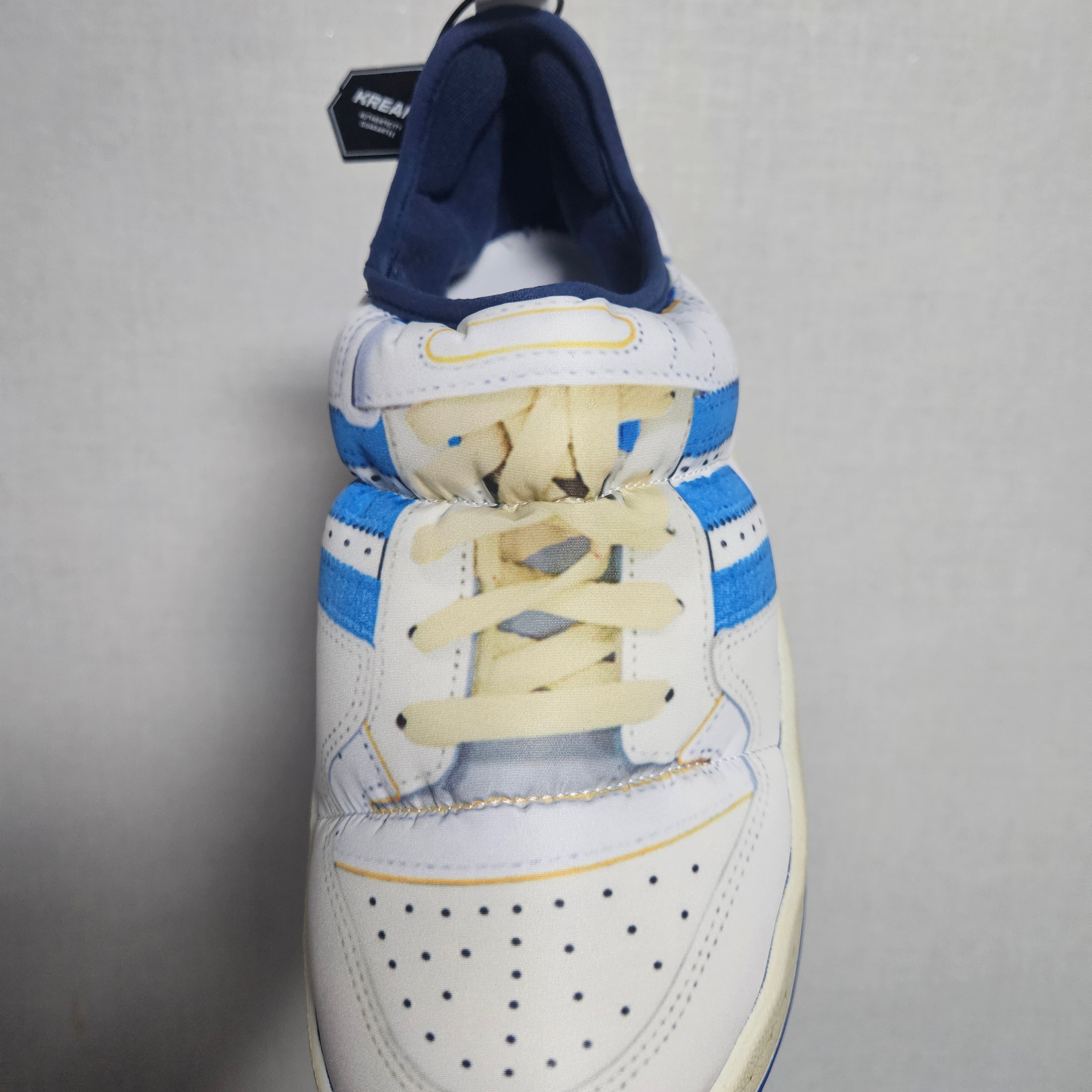 Adidas Puffylette Forum 84 Cloud White 착용 스타일 - 1