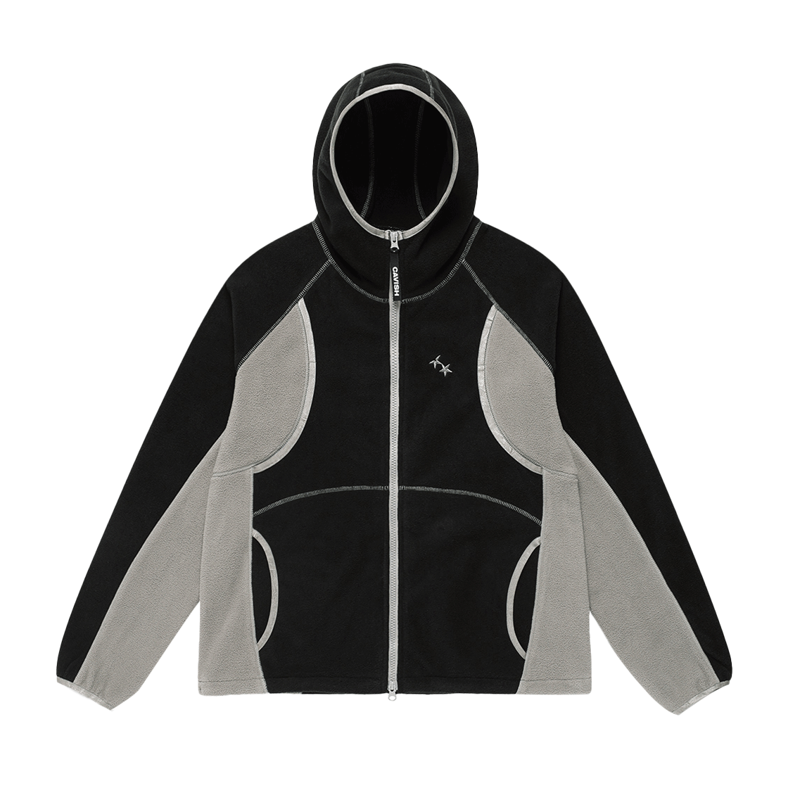 CV2FFFB960ABK CAVISH 4-Pocket Fleece Jacket Black