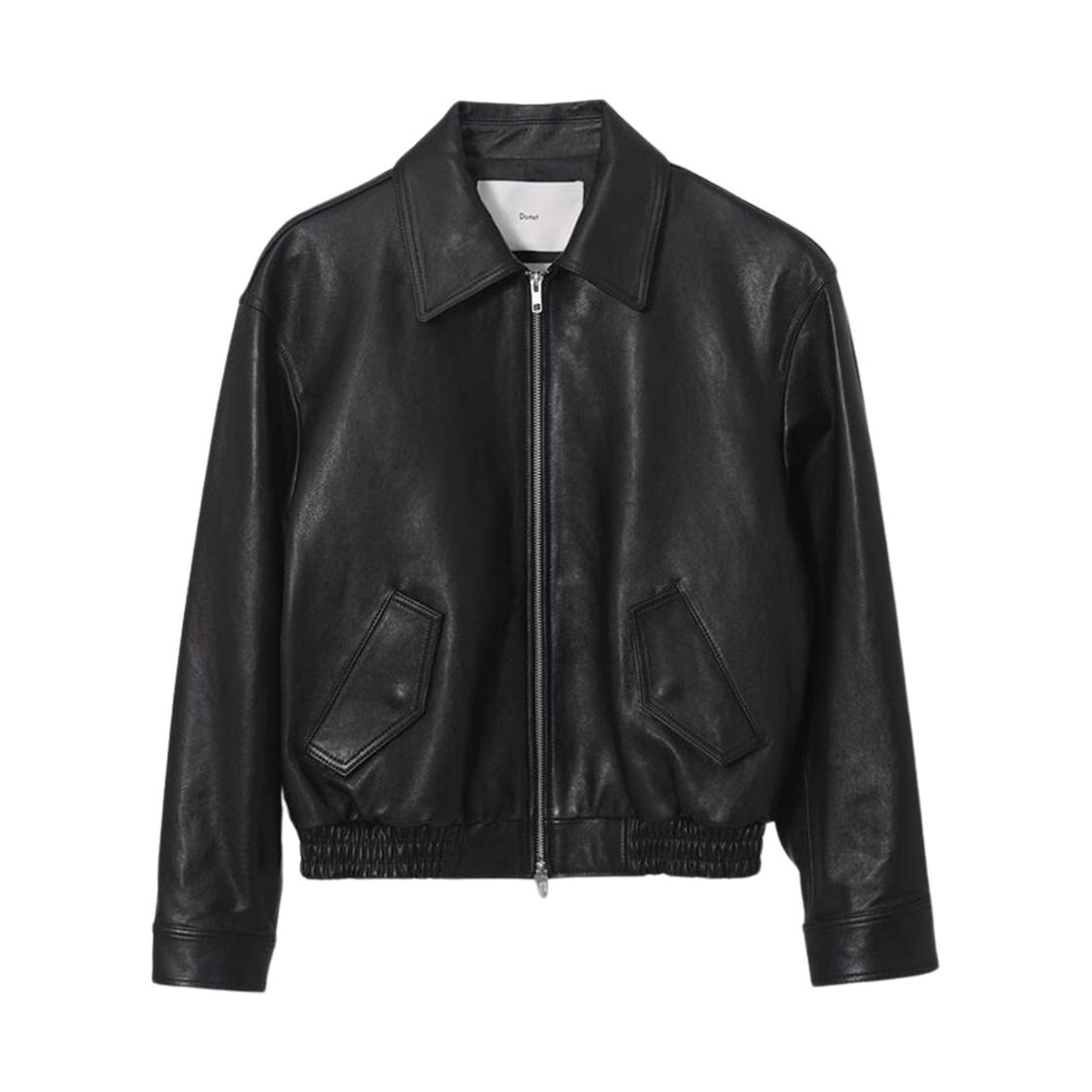 던스트 램스킨 레더 블루종 블랙(Dunst Lambskin Leather Blouson Black)