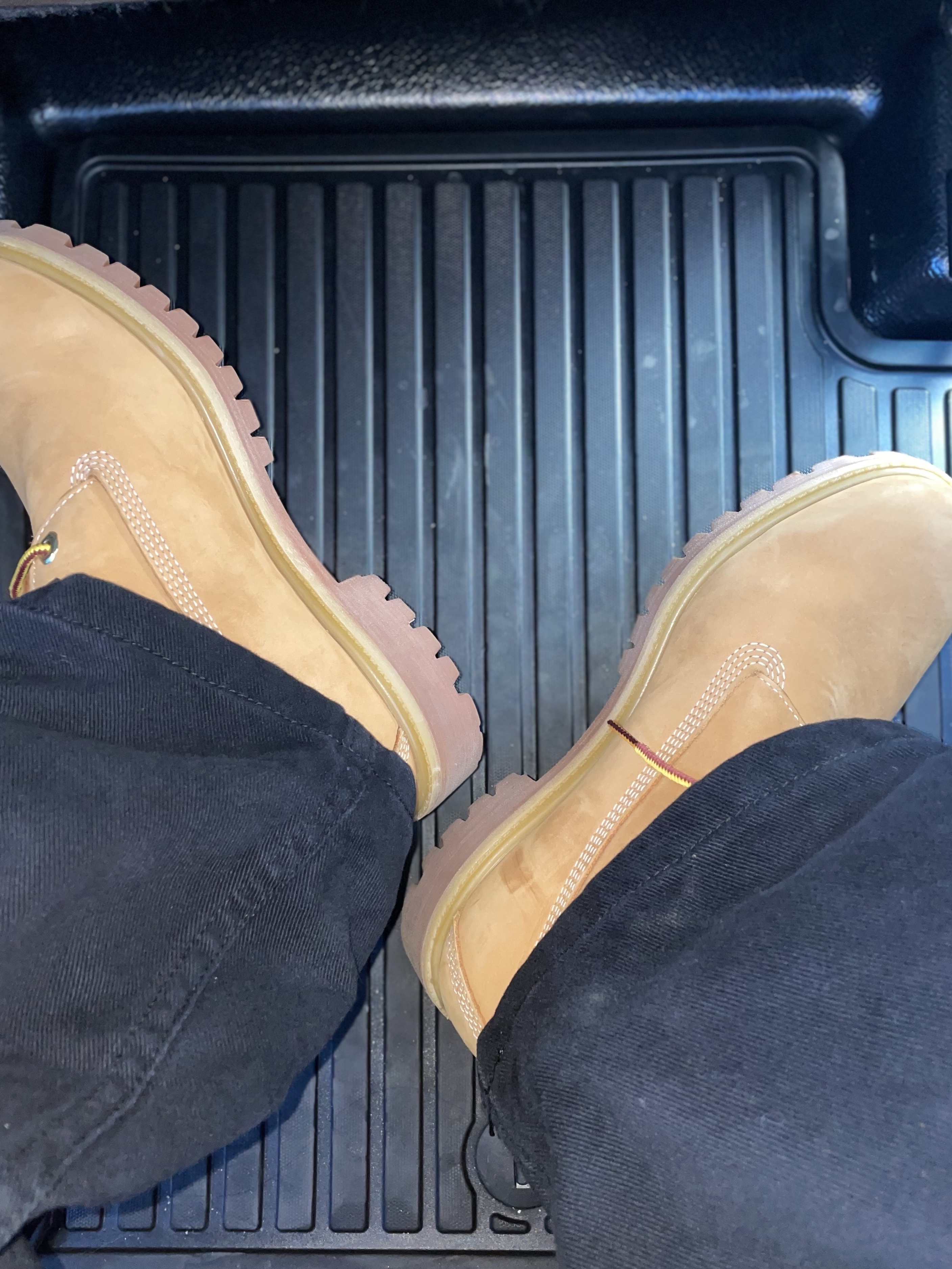 Timberland Premium 6 inch Waterproof Boot Wheat Nubuck - Wide, NOMANUAL O.D Check Shirt Black 착용 스타일 - 2