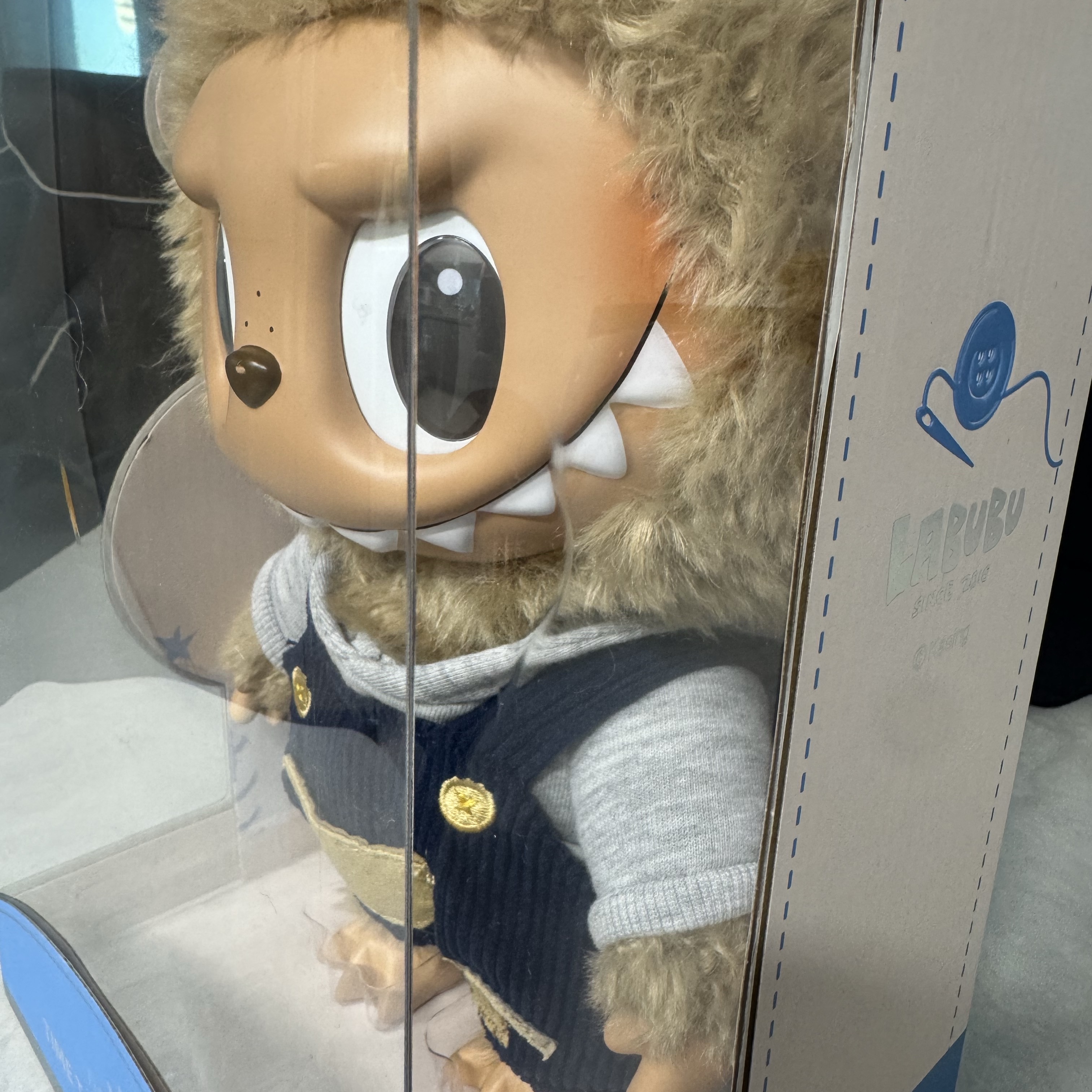 Pop Mart Labubu Time To Chill Vinyl Plush Doll, Pop Mart Labubu The Monsters Highlight Series Sealed Case (6 Blind Boxes) 착용 스타일 - 7
