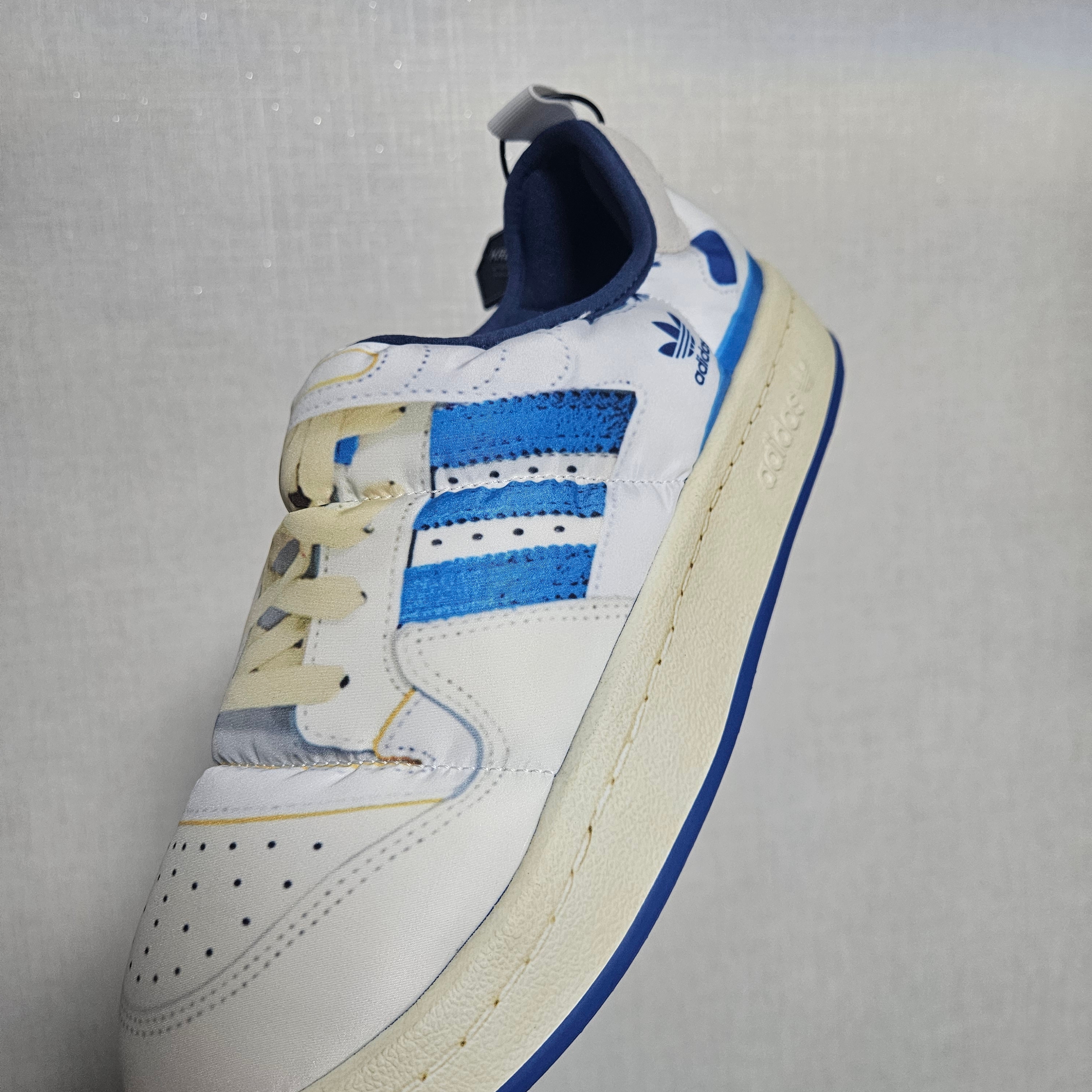Adidas Puffylette Forum 84 Cloud White 착용 스타일 - 3