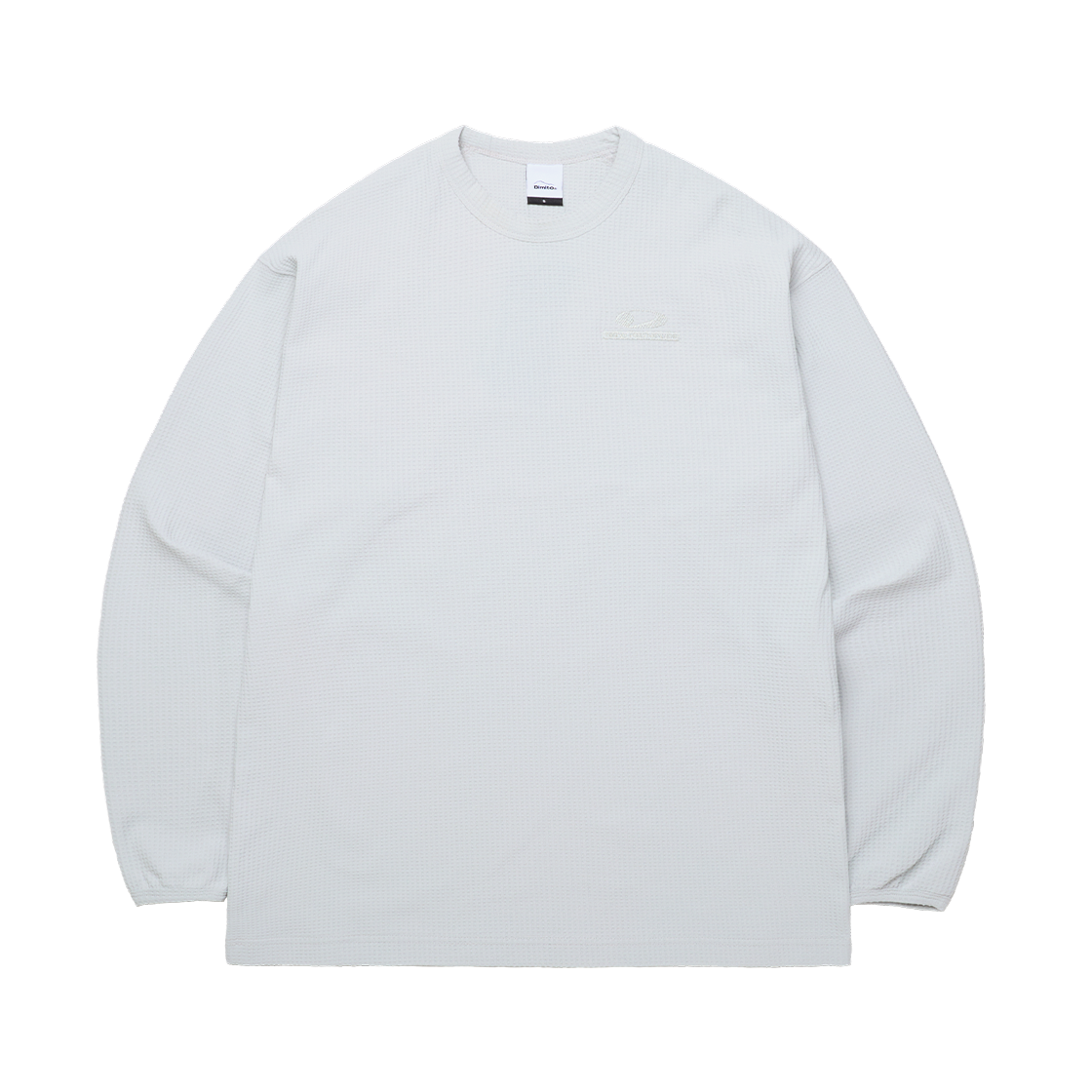 FVEG17300 Dimito Light Weight Waffle Lsv Tee Mist Grey