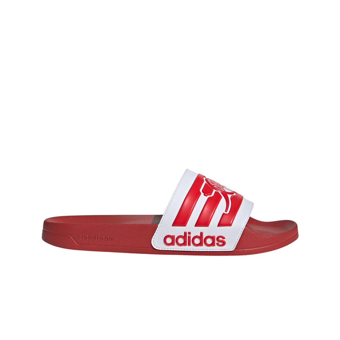 JS4962 Adidas Adilette Shower Arsenal Slides Power Red Better Scarlet