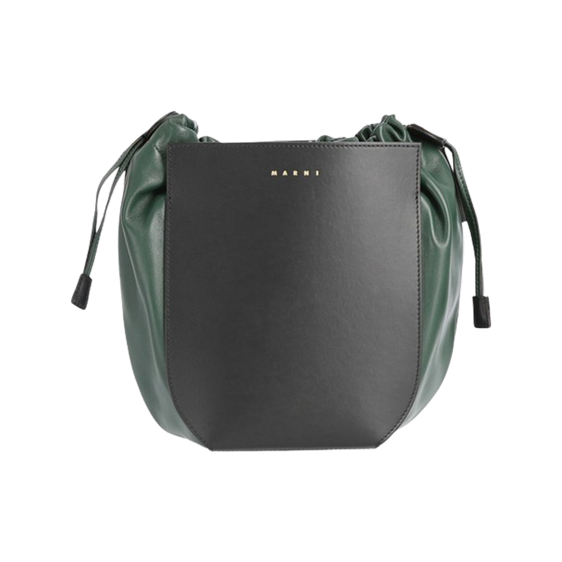 SBMP0031Q4-LV589-Z2M76 Marni Gusset Shoulder Bag Black