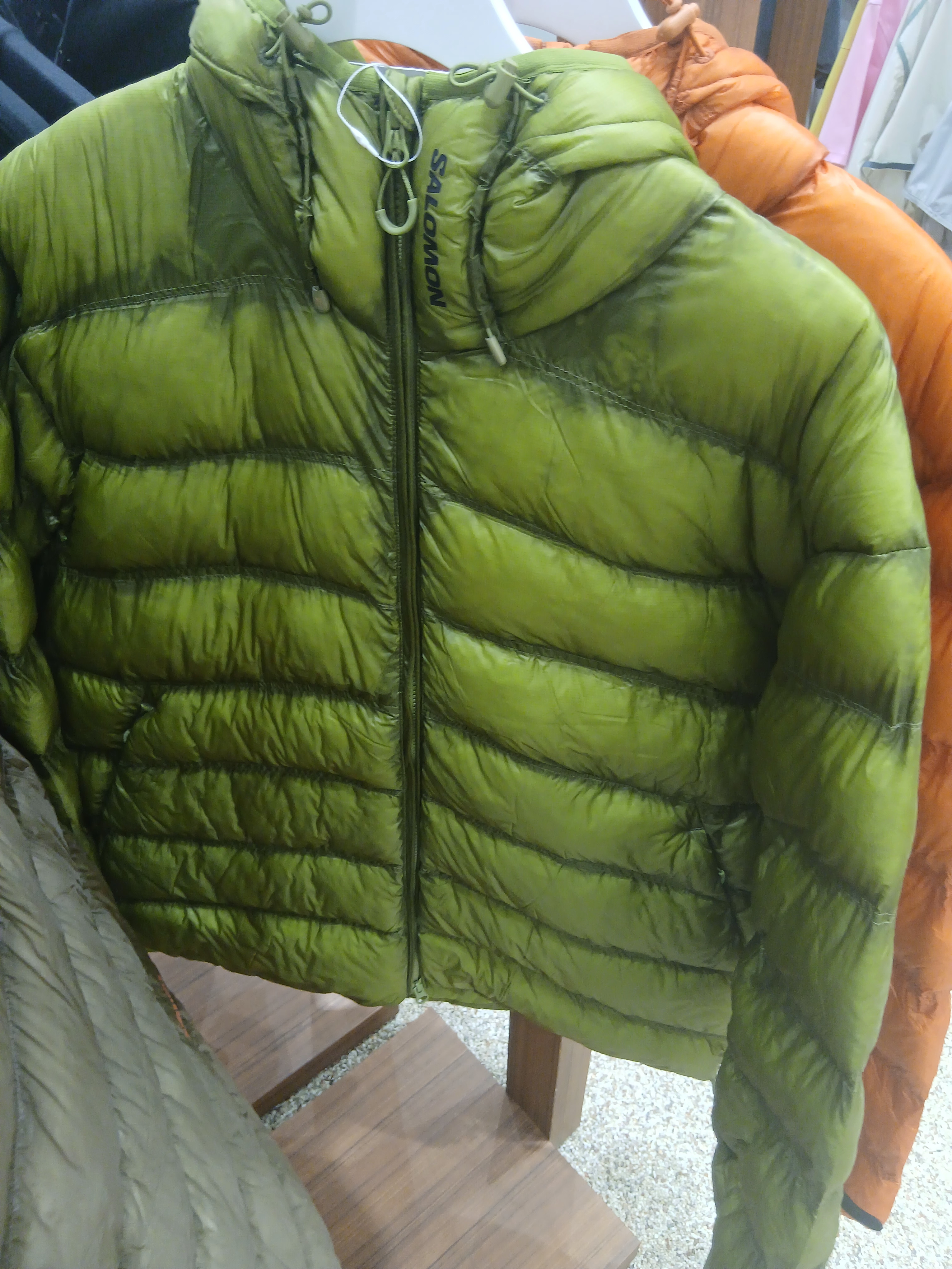 Salomon Modisay Padded Jacket Black, Salomon Modisay Padded Jacket Light Grey 착용 스타일 - 5