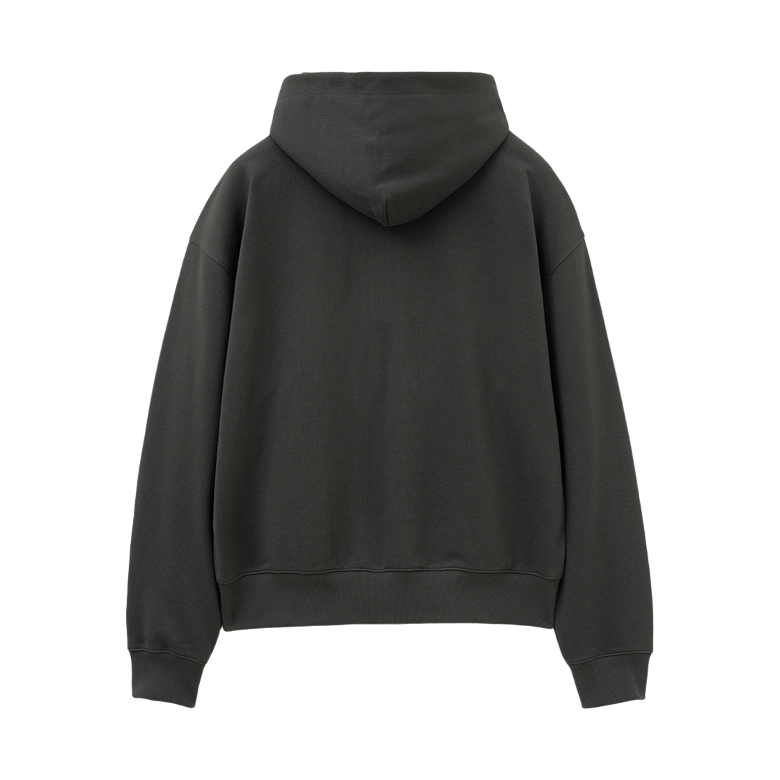 세터 루고 아플리케 리벳 후드 차콜(SATUR Lugo Applique Rivet Hoodie Charcoal) - 2