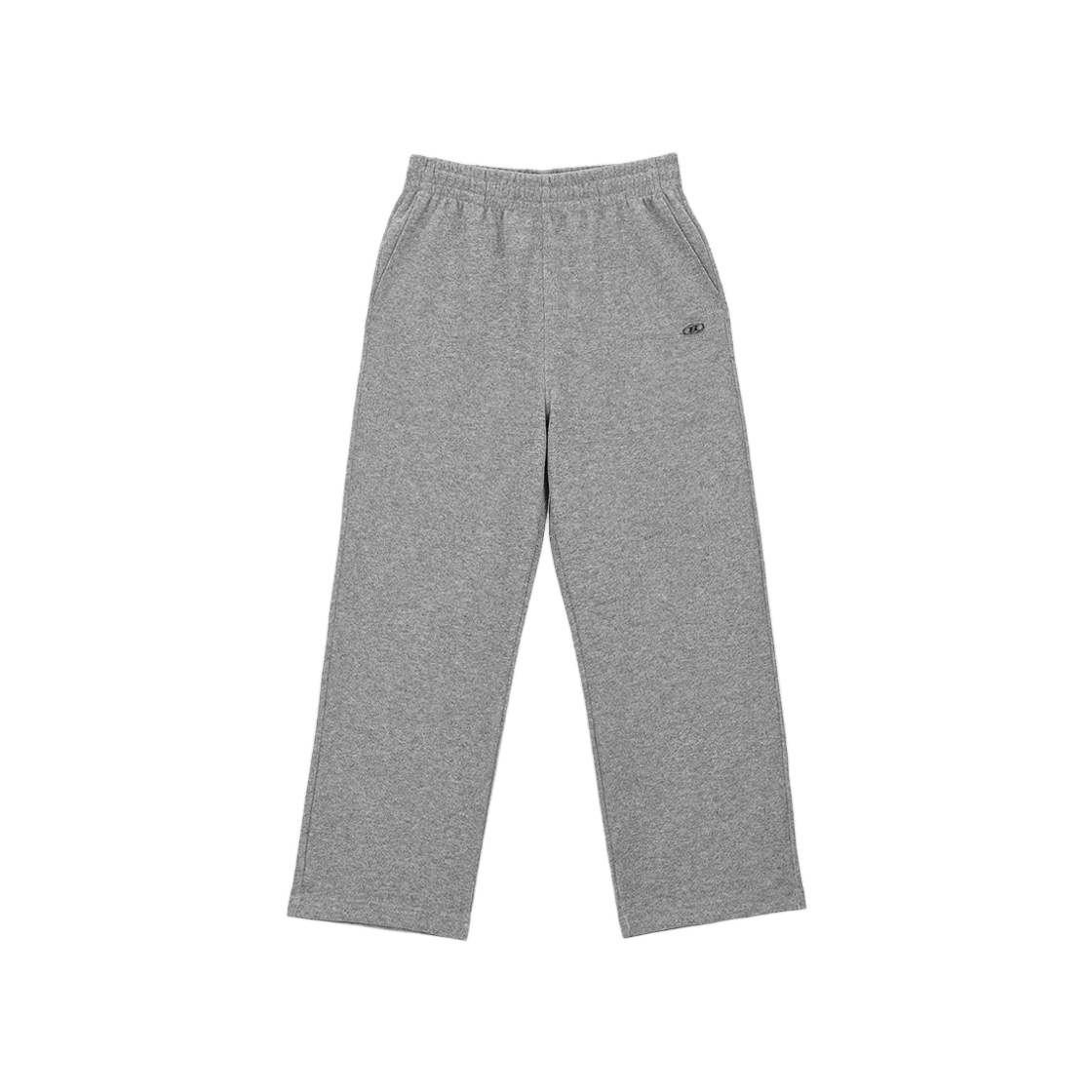 BG3MLP210MG BORN TO WIN Knit Like Wide Pants Melange Grey