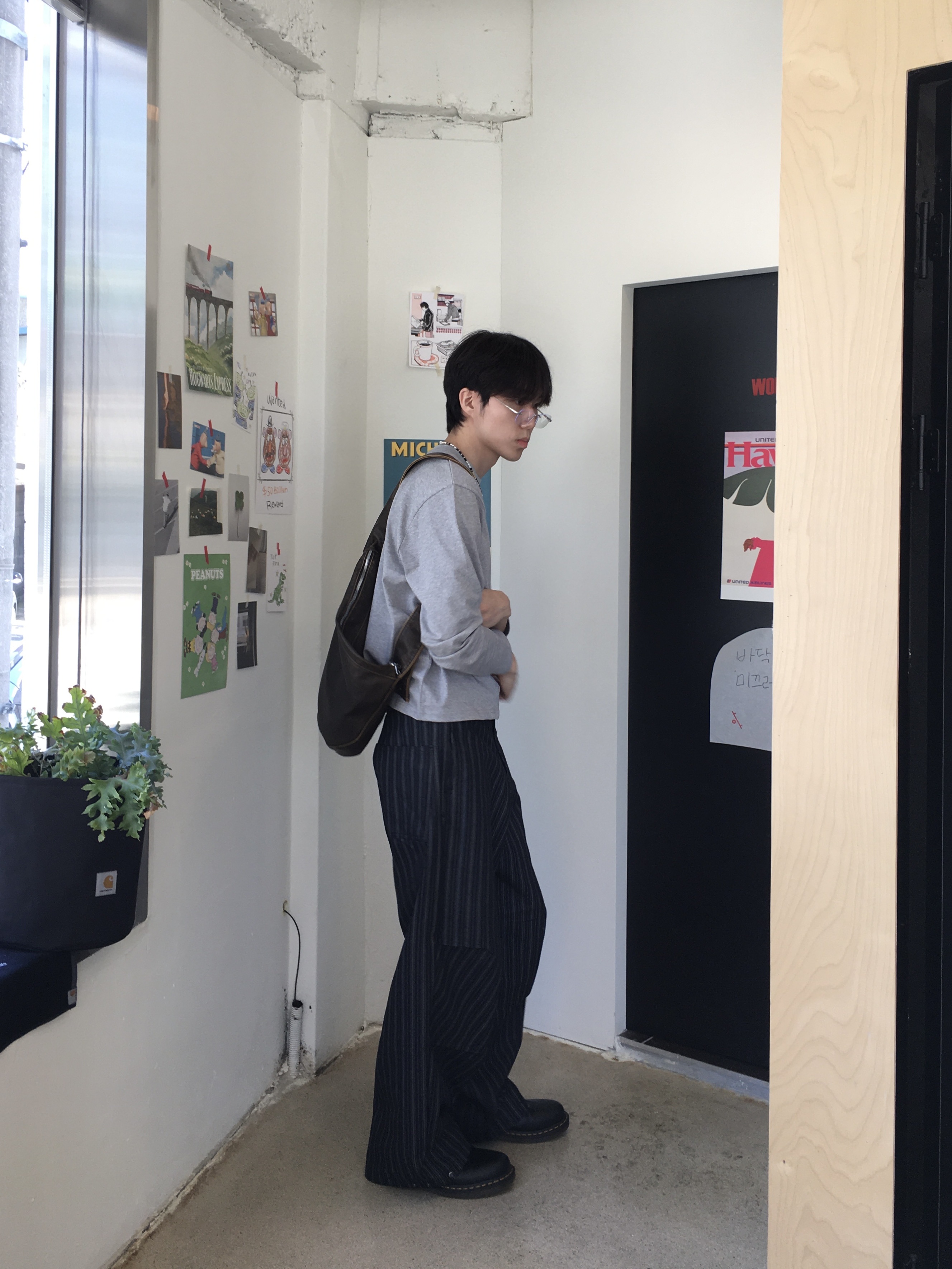 Dr. Martens 1461 Smooth Black 착용 스타일 - 2