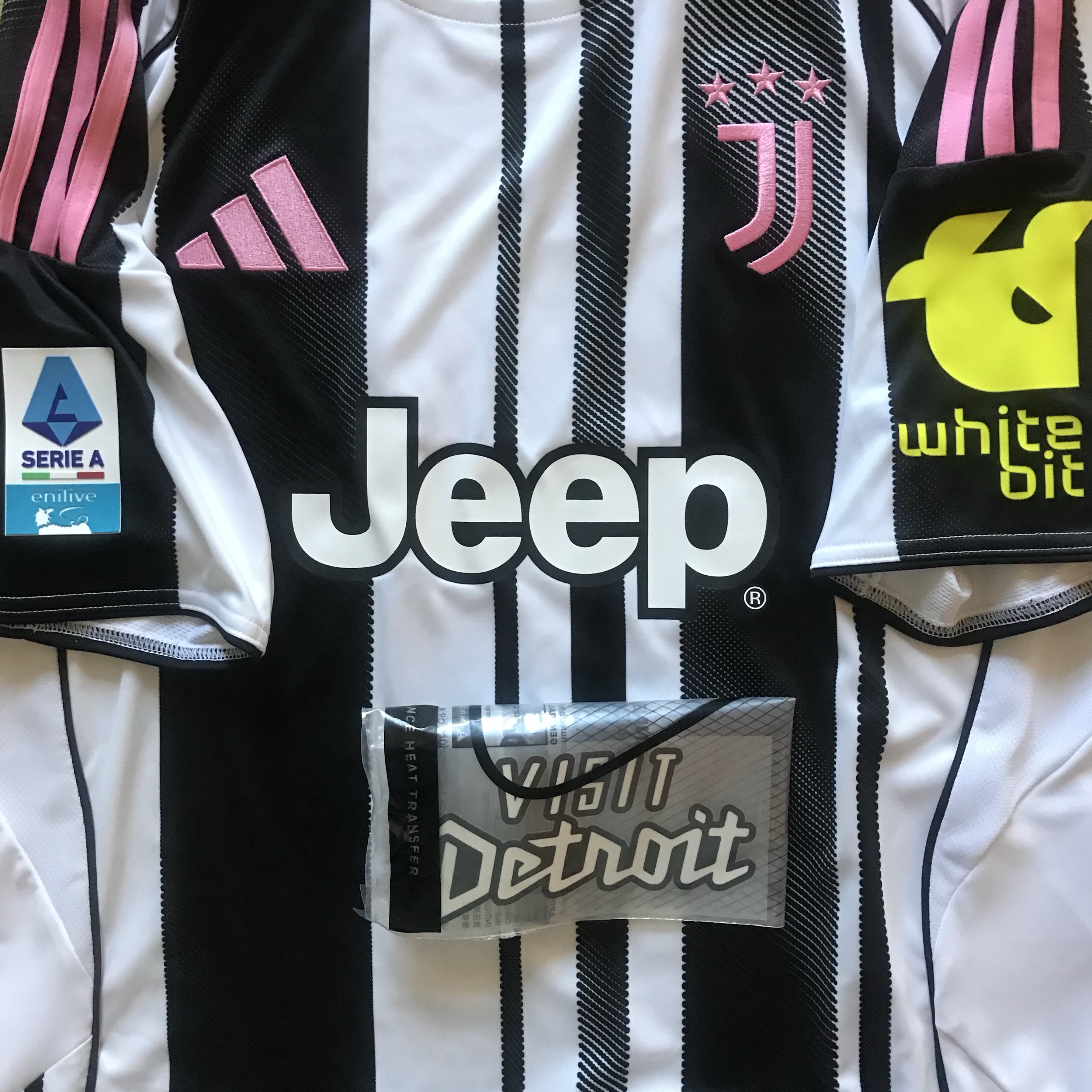 Adidas Juventus 25/26 Home Jersey White Black - KR Sizing (Non Marking Ver.) 착용 스타일 - 1