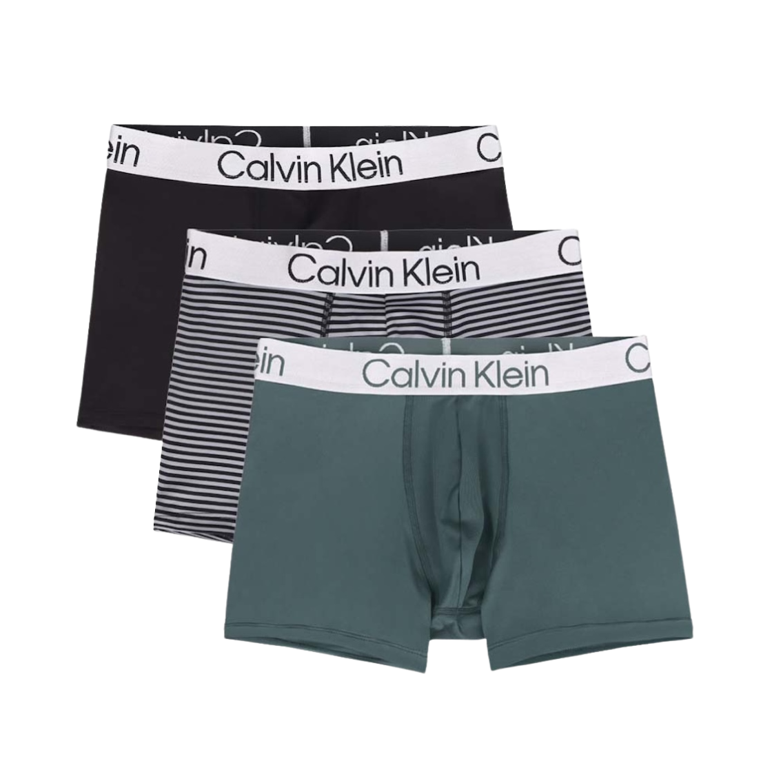 캘빈 클라인 마이크로파이버 3팩 박서 브리프 멀티컬러(Calvin Klein Microfiber 3-pack Boxer Briefs Multicolor)