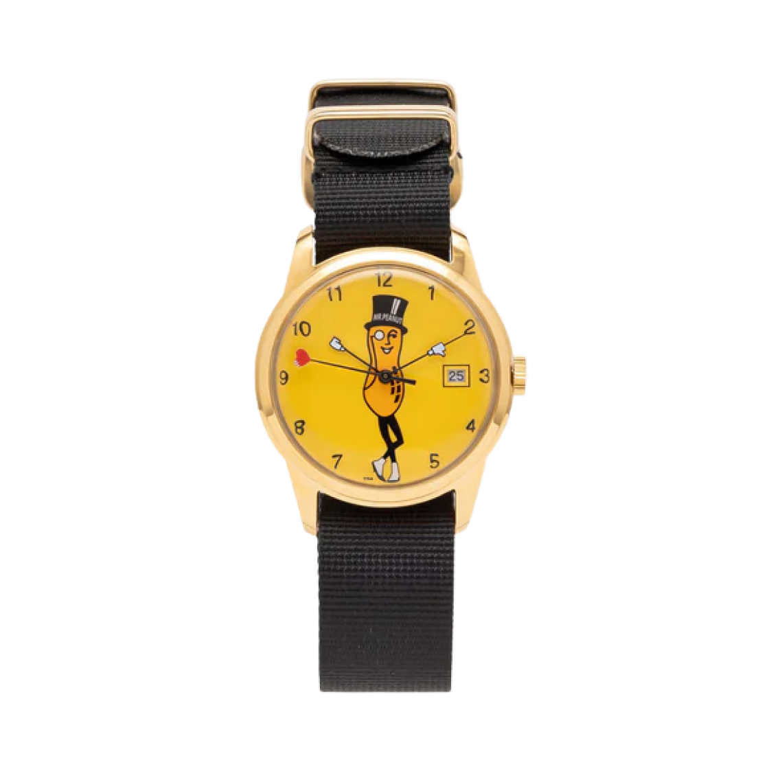 휴먼 메이드 x 미스터 피넛 밀리터리 워치 옐로우(Human Made x Mr. Peanut Military Watch Yellow)