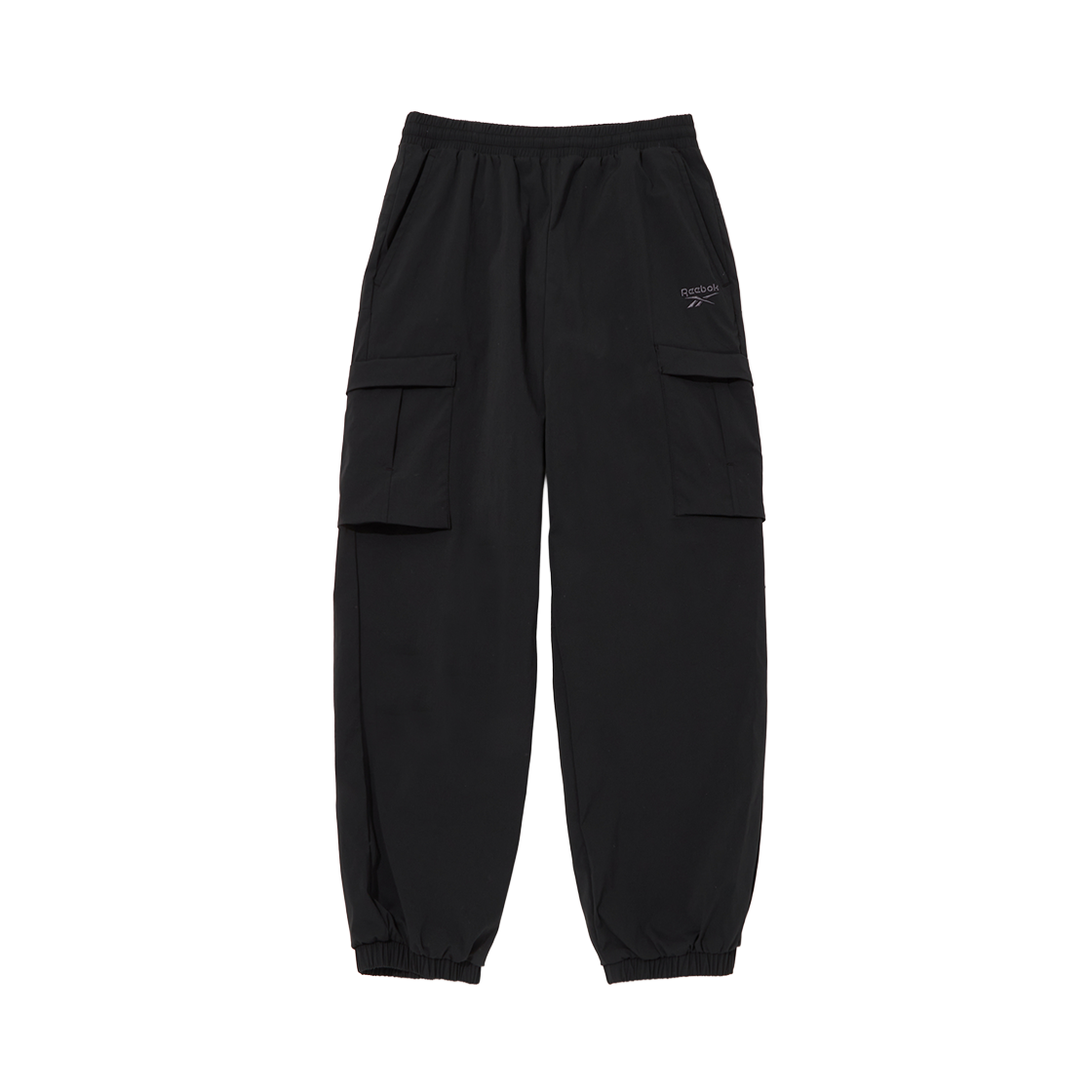 REPA5FN37BK Reebok Nylon Stretch Cargo Jogger Pants Black