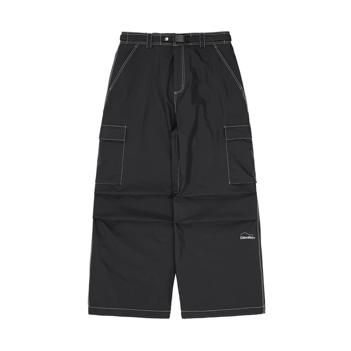디미토 웍스 라인 팬츠 와이드 핏 레벨 1 블랙(Dimito Works Line Pants Wide Fit Lv.1 Black) - 1