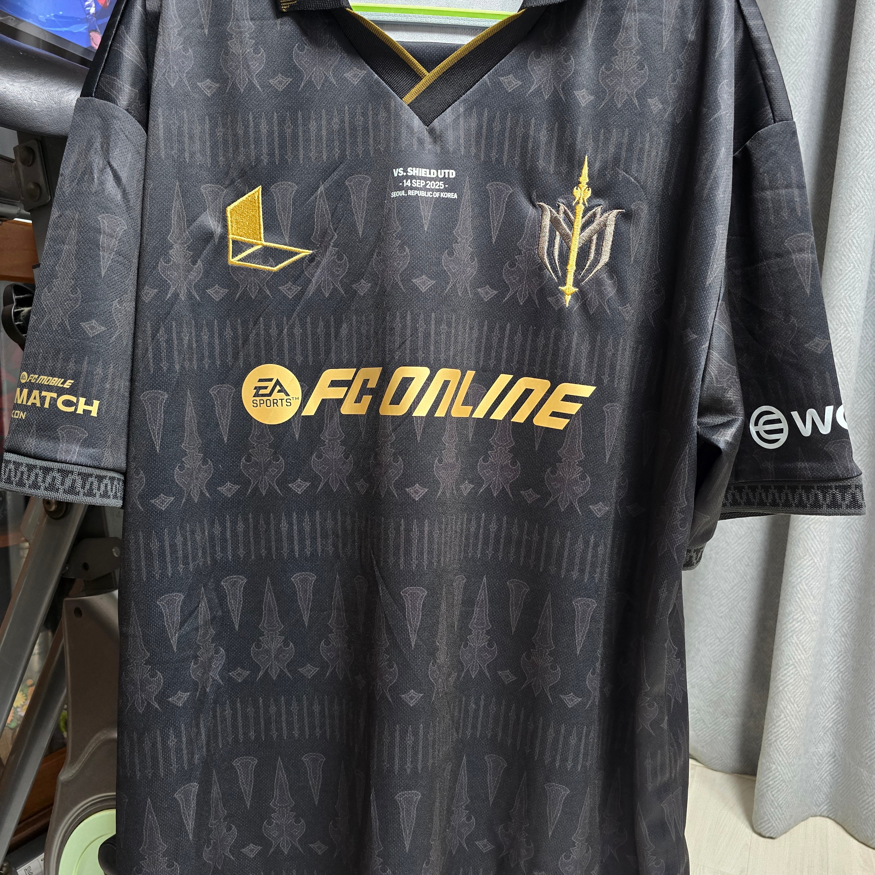 [PRE-ORDER] FC SPEAR Jersey Black XL (Marking) 착용 스타일 - 2