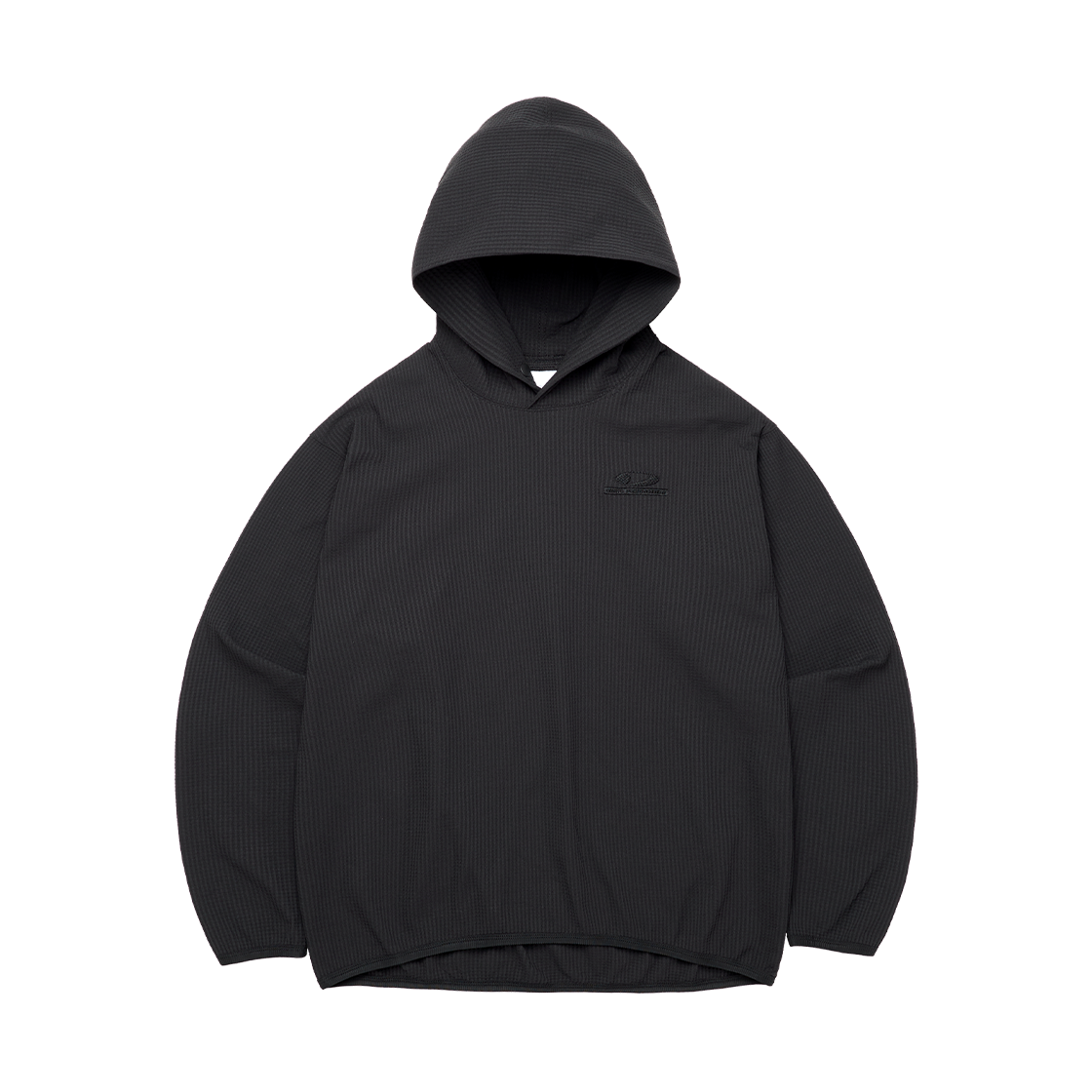 FVED16112 Dimito Light Weight Waffle Hoodie Black