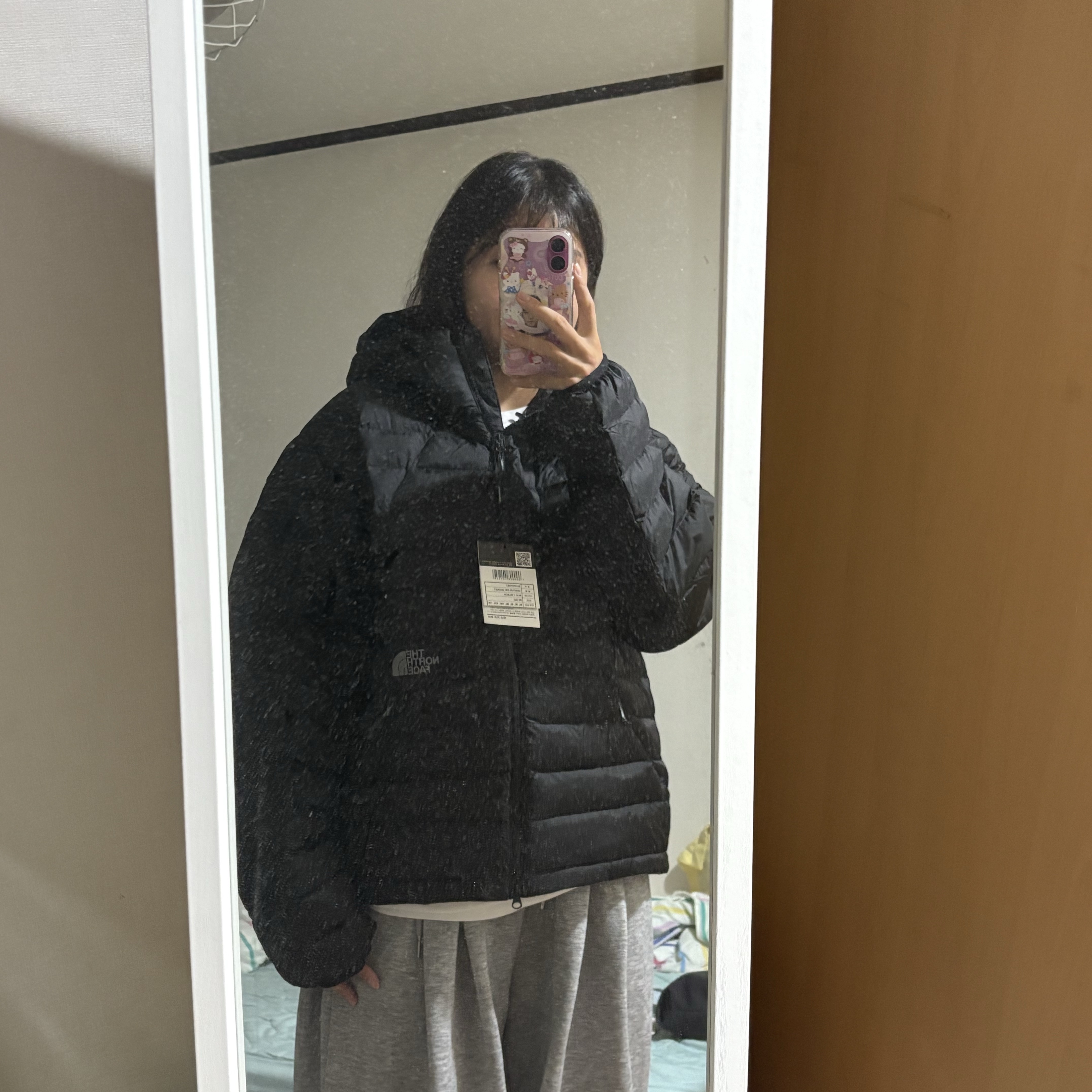 The North Face Ventus On Jacket Black 착용 스타일 - 3